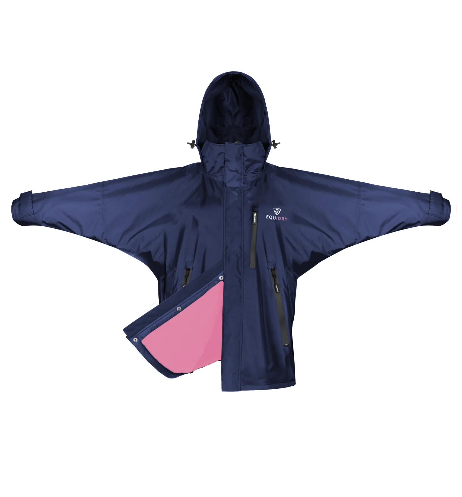 Shortie Children's | Thin Fleece | Navy/Penelope Pink