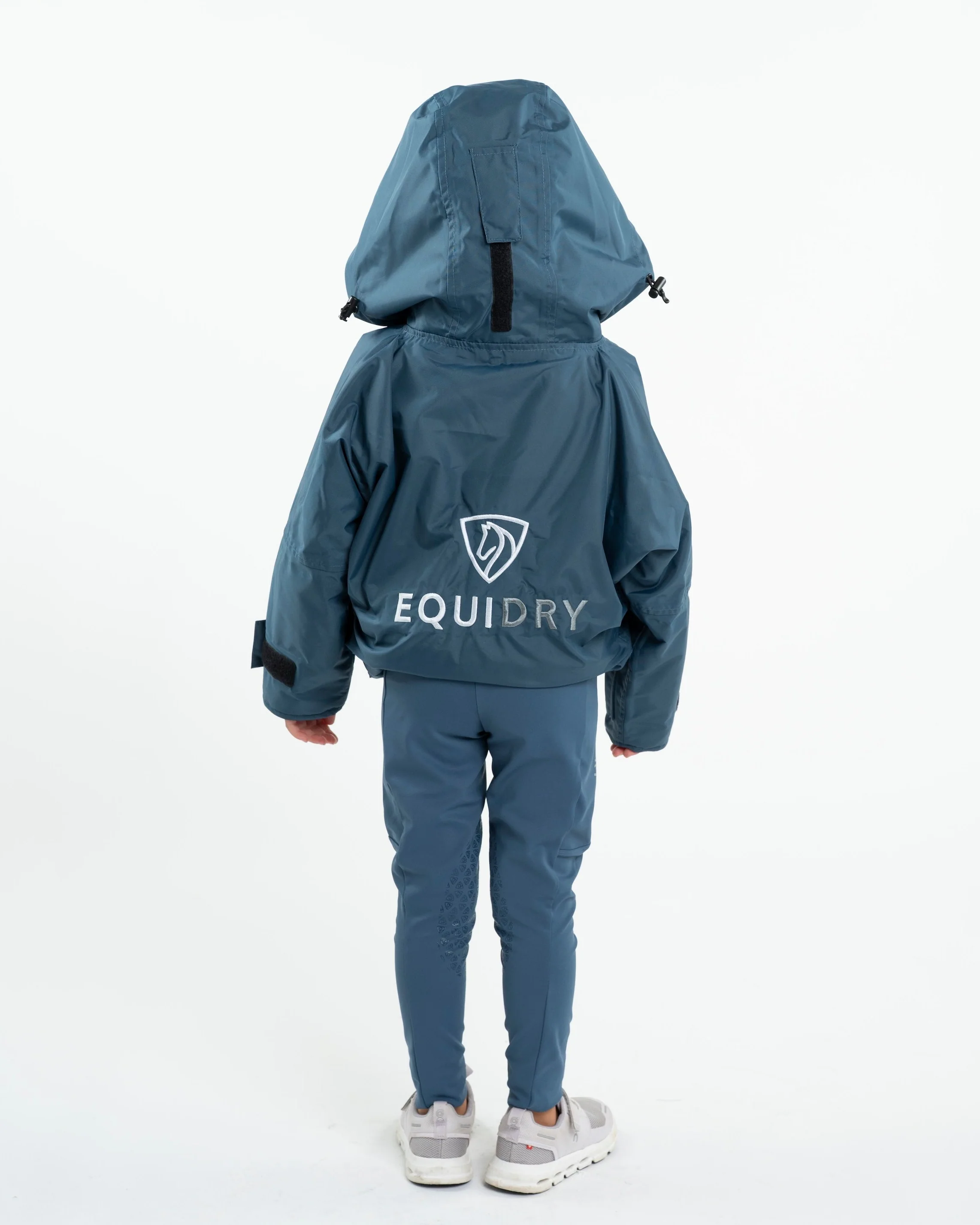 Shortie Children's | Thin Fleece | Steel Blue/Blue - Image 4