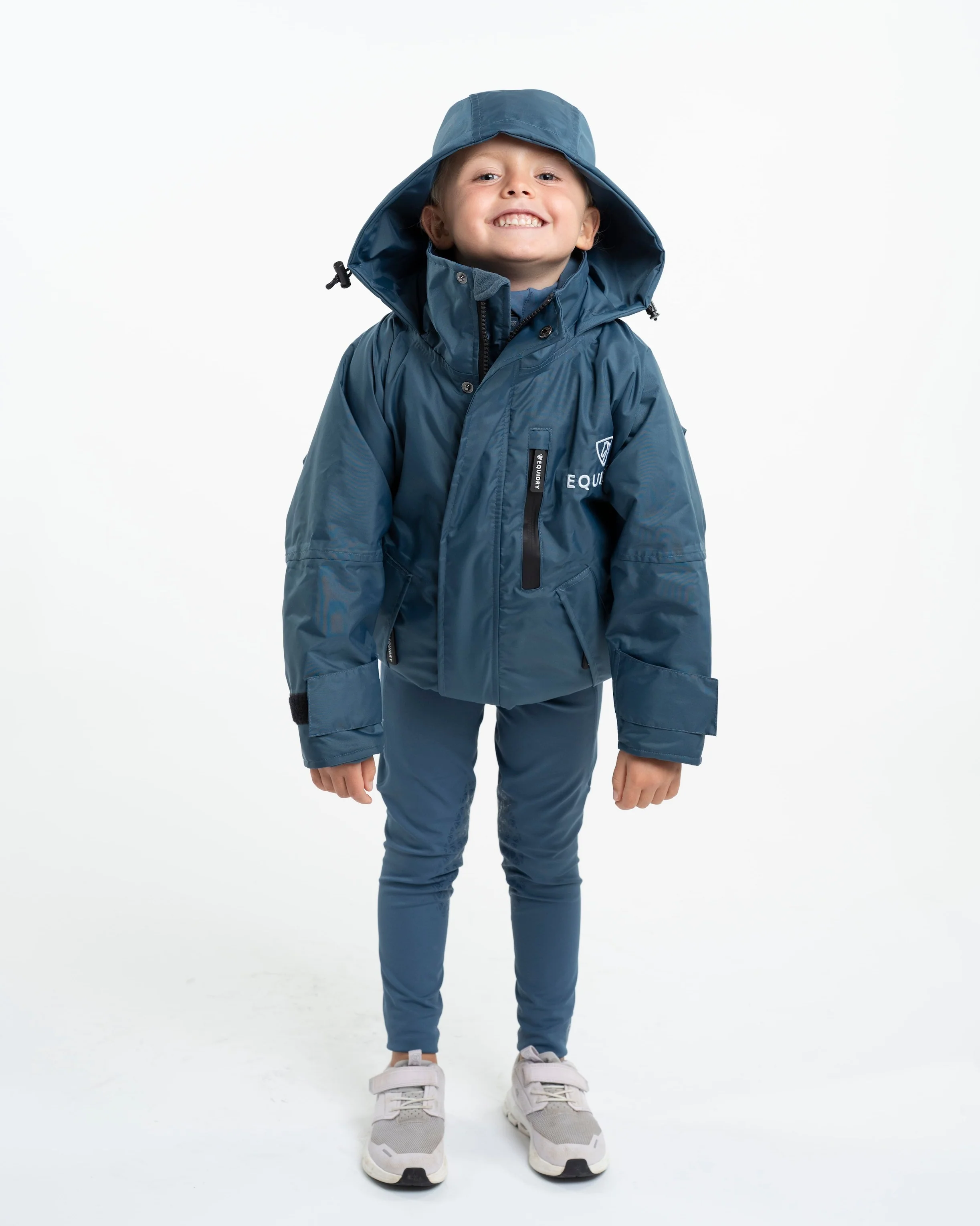 Shortie Children's | Thin Fleece | Steel Blue/Blue - Image 5