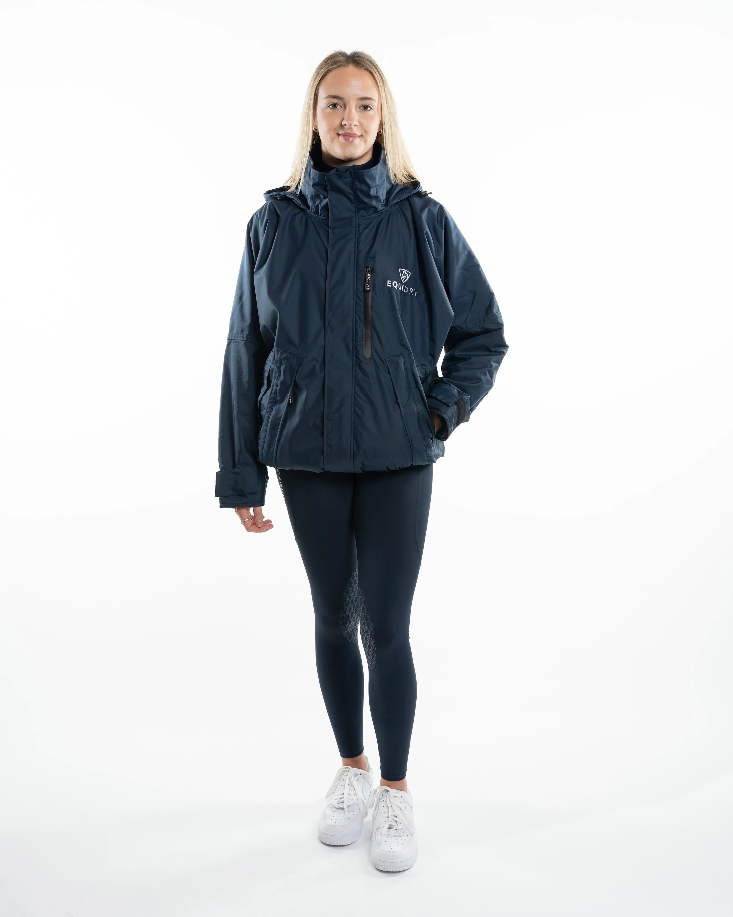 Shortie Women's | Thin Fleece | Navy/Navy - Image 2