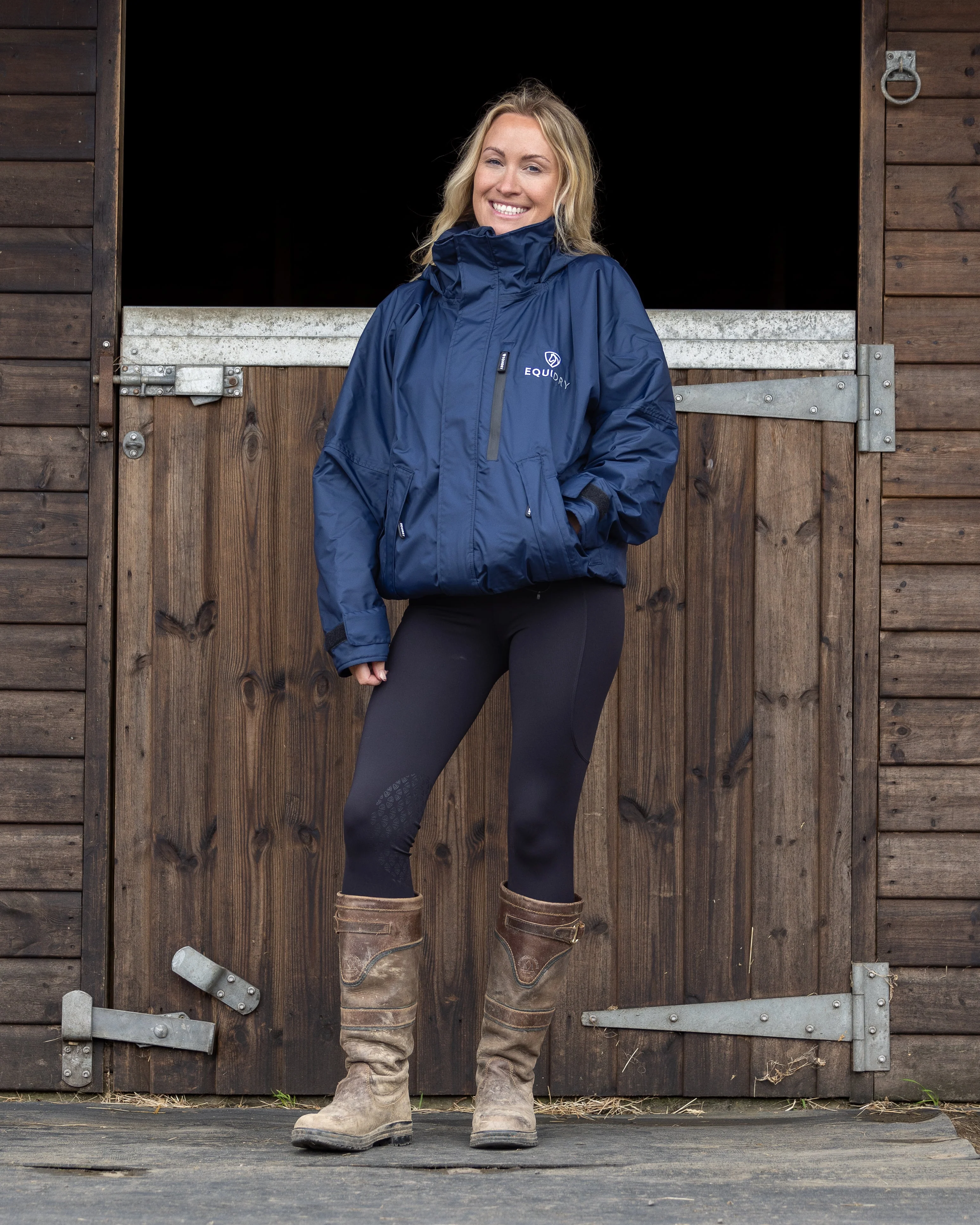 Shortie Women's | Thin Fleece | Navy/Navy - Image 3