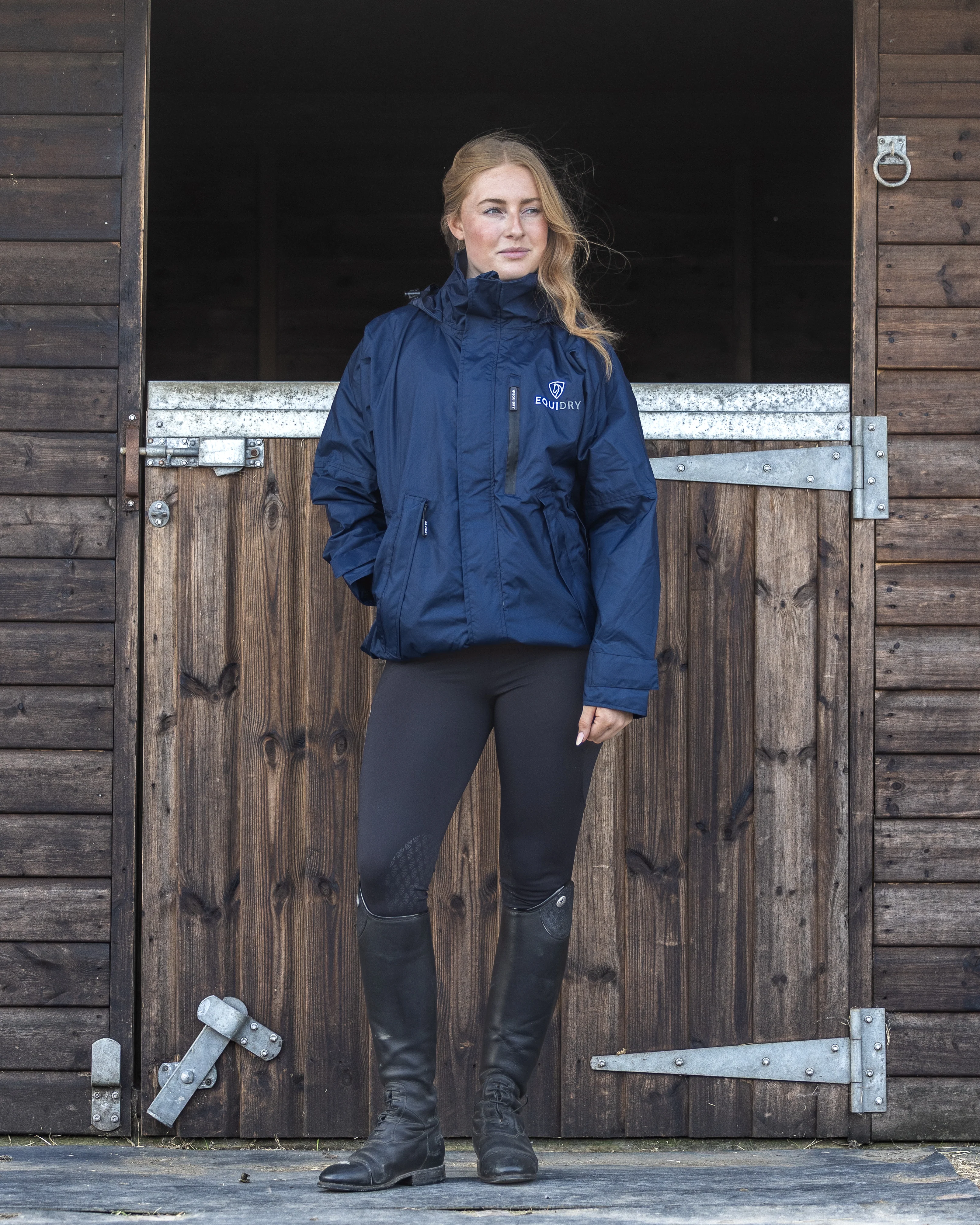 Shortie Women's | Thin Fleece | Navy/Navy - Image 8