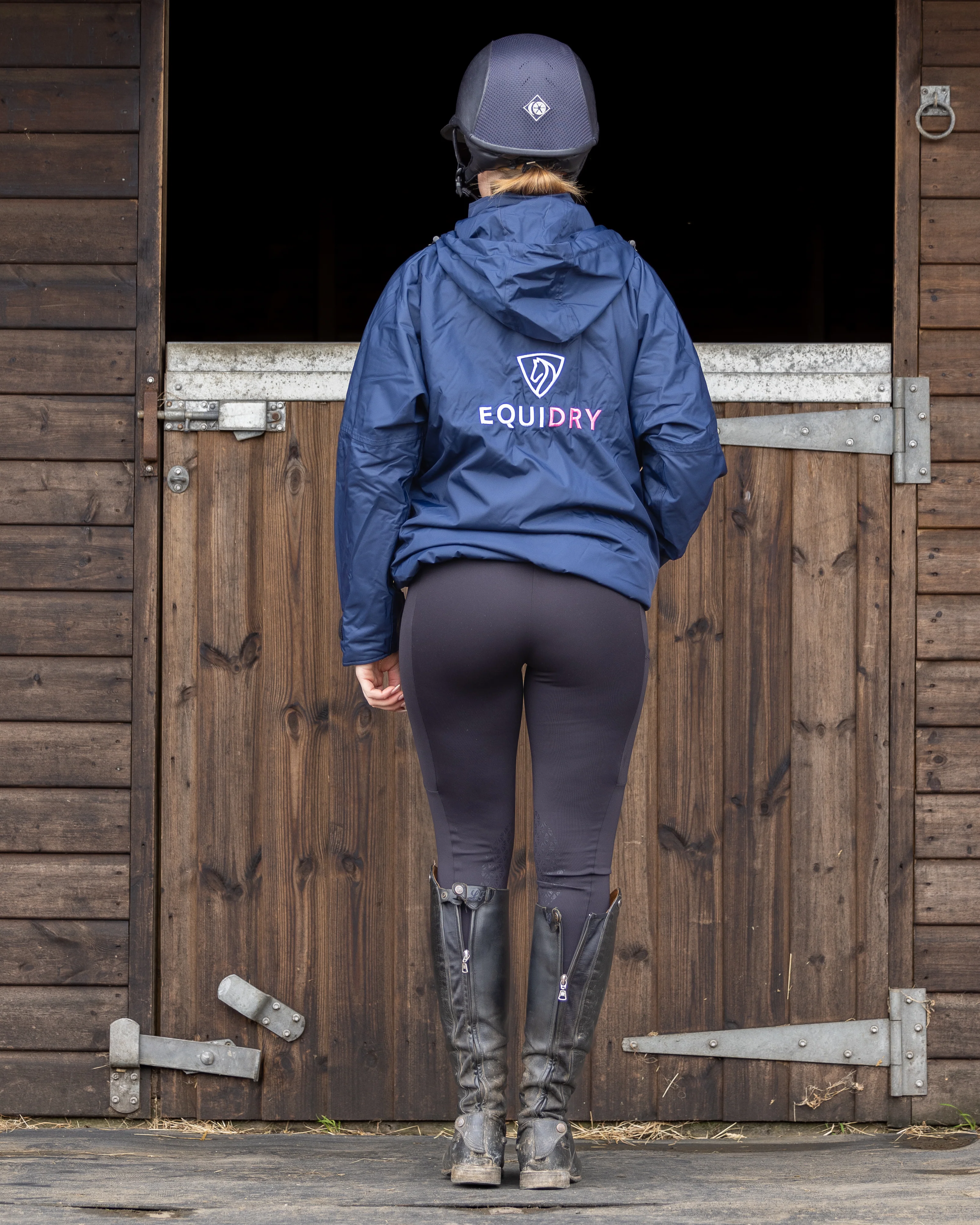 Shortie Women's | Thin Fleece | Navy/Penelope Pink - Image 4