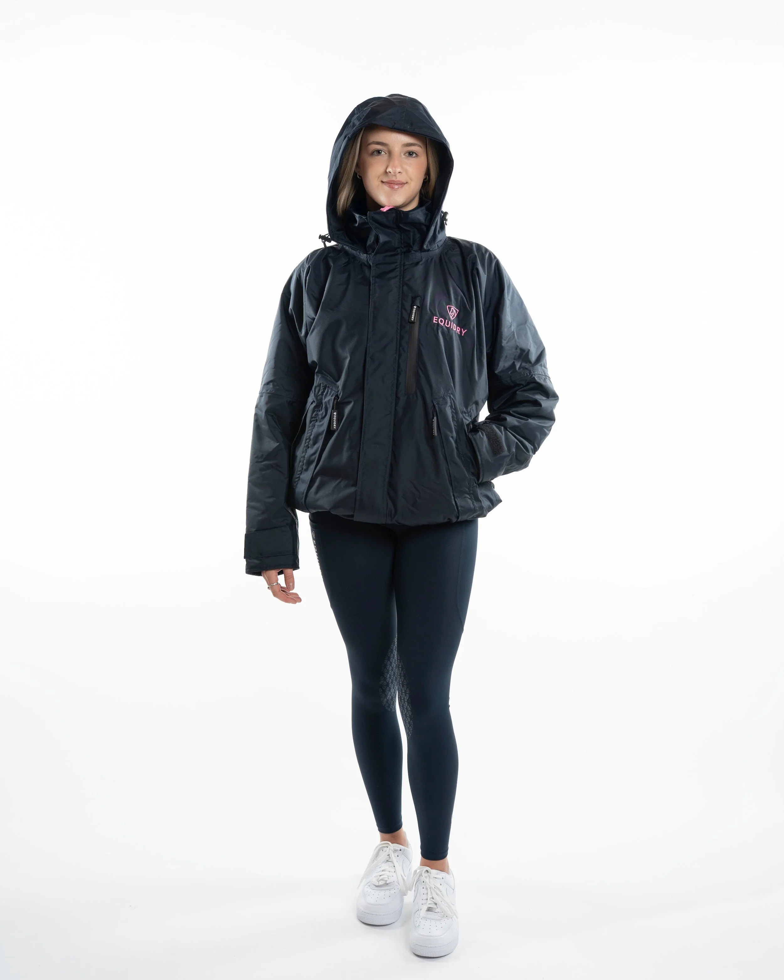 Shortie Women's | Thin Fleece | Navy/Penelope Pink - Image 8