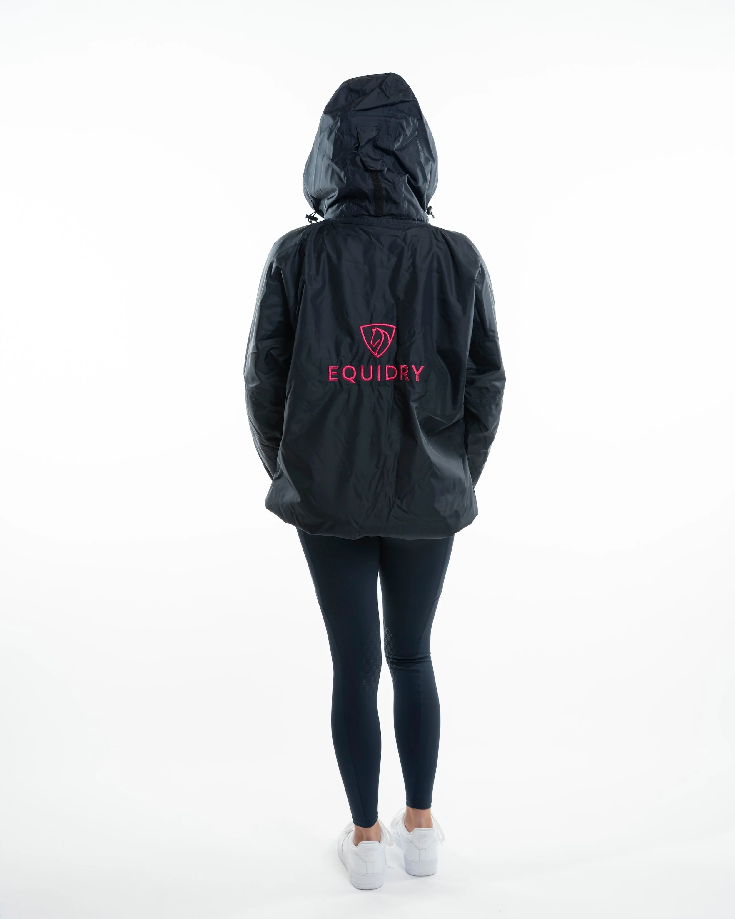 Shortie Women's | Thin Fleece | Navy/Raspberry - Image 3