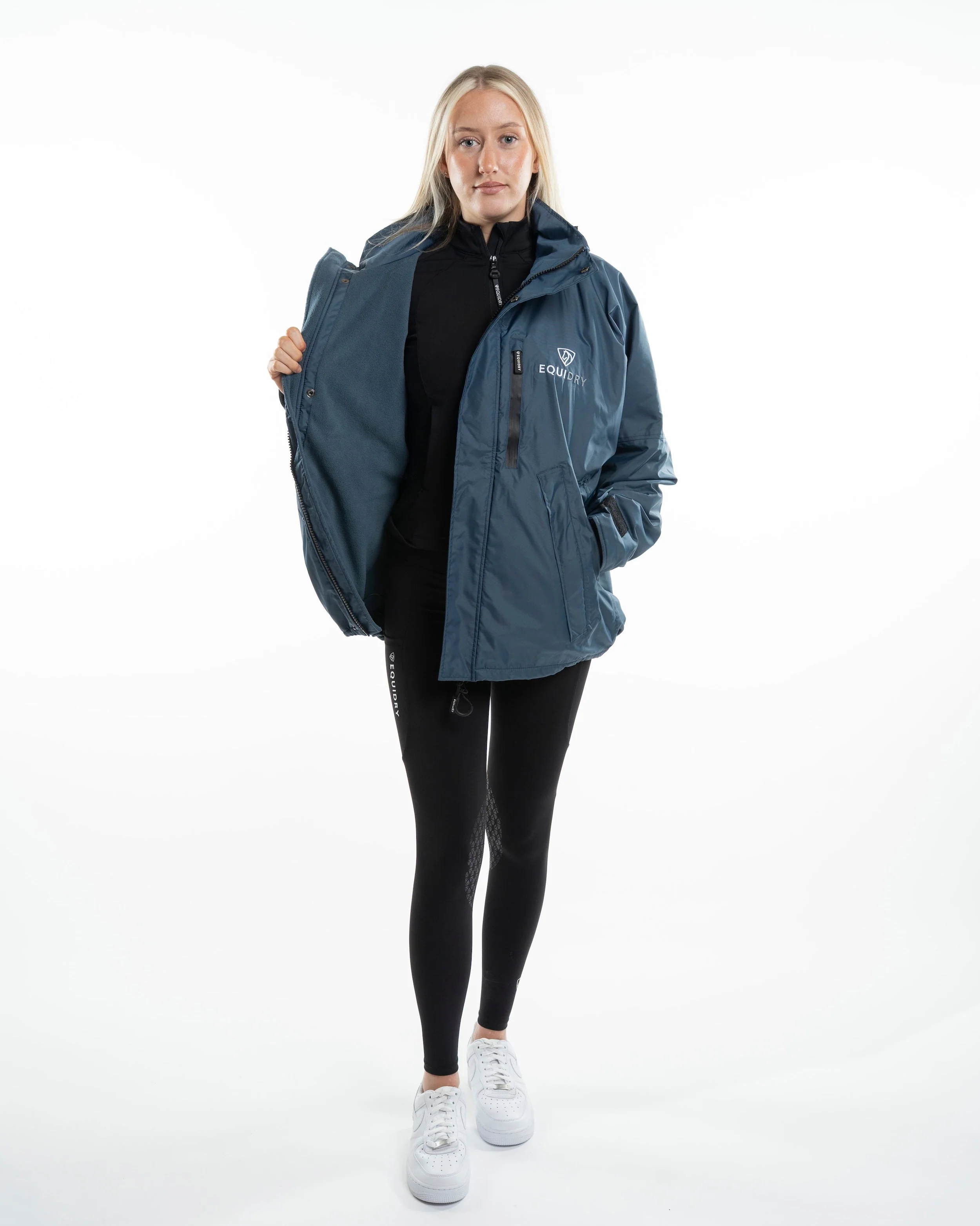 Shortie Women's | Thin Fleece | Steel Blue/Blue - Image 5