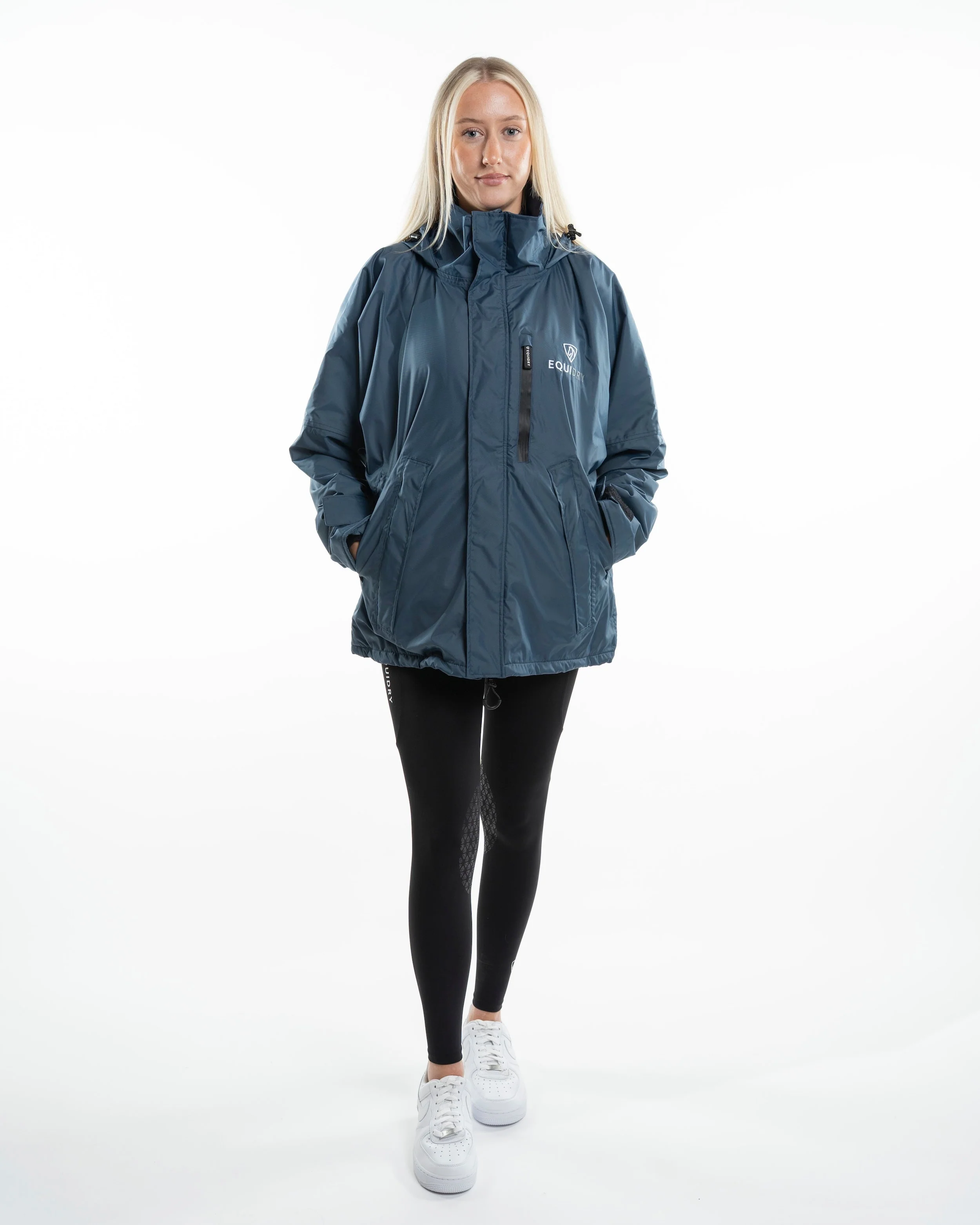 Shortie Women's | Thin Fleece | Steel Blue/Blue - Image 7