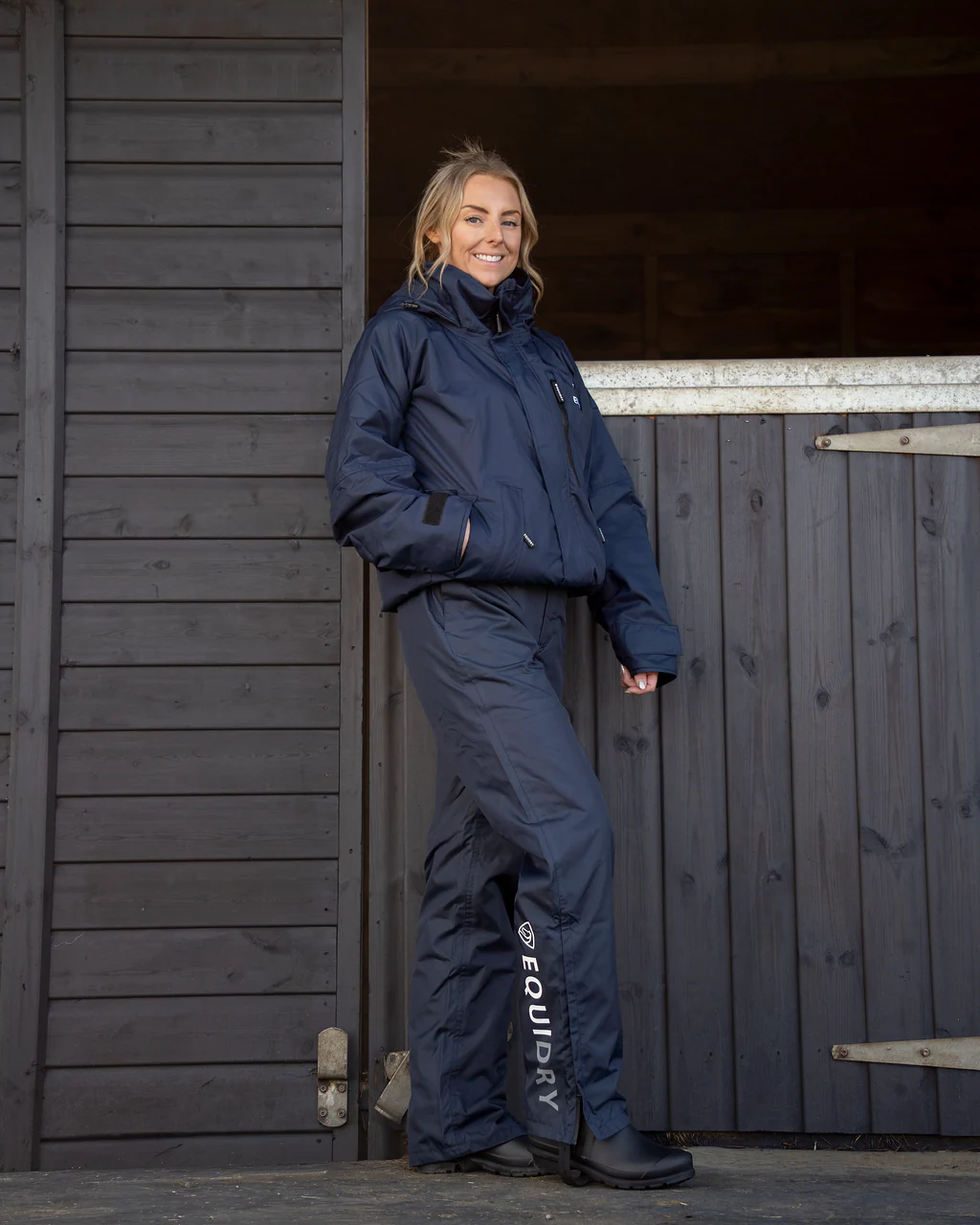 Waterproof Trousers Fleece Lined | Women's | Navy - Image 4