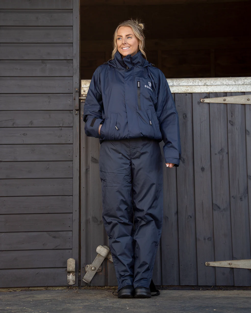 Waterproof Trousers Fleece Lined | Women's | Navy - Image 6