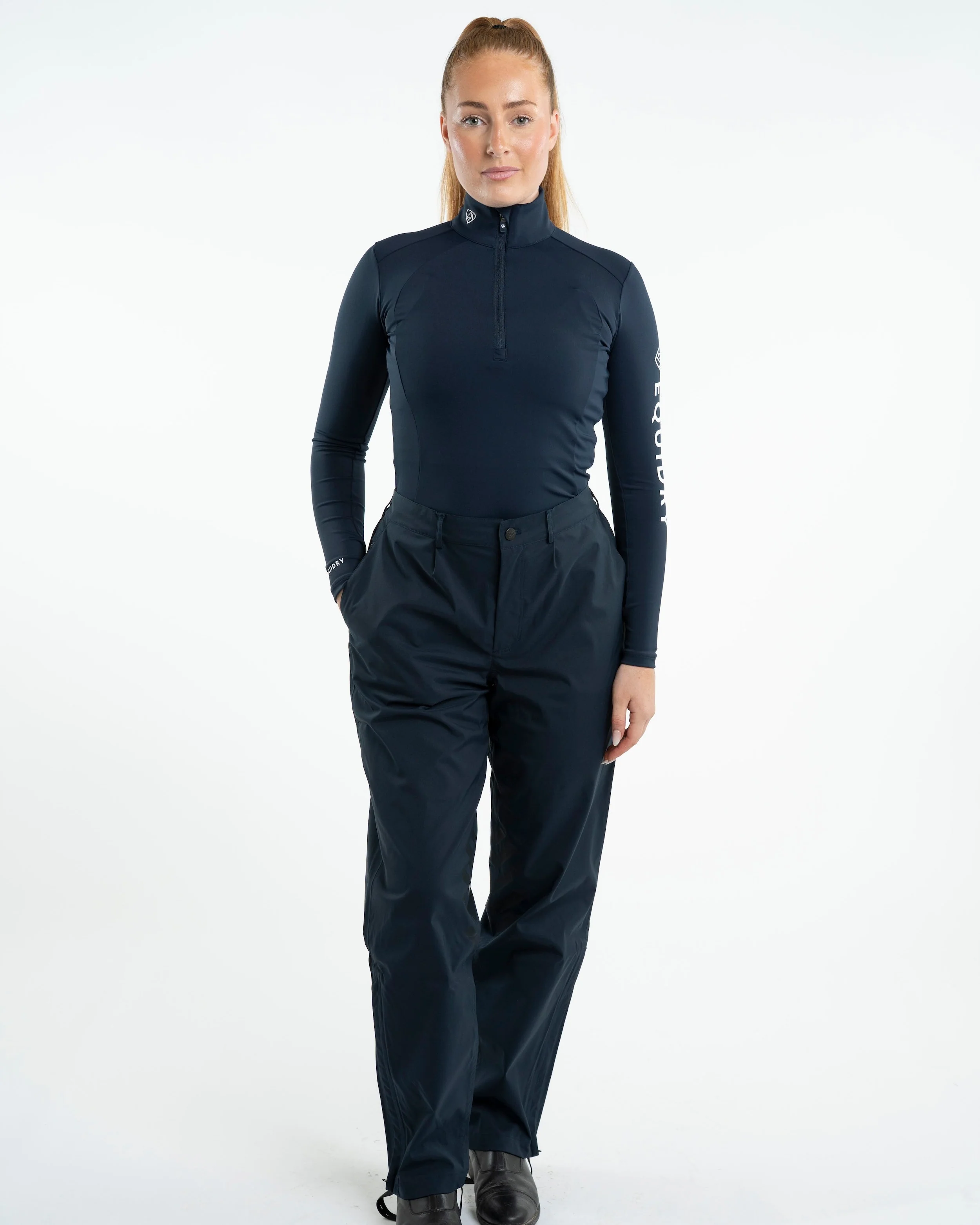 Waterproof Trousers Unlined | Women's | Navy - Image 11