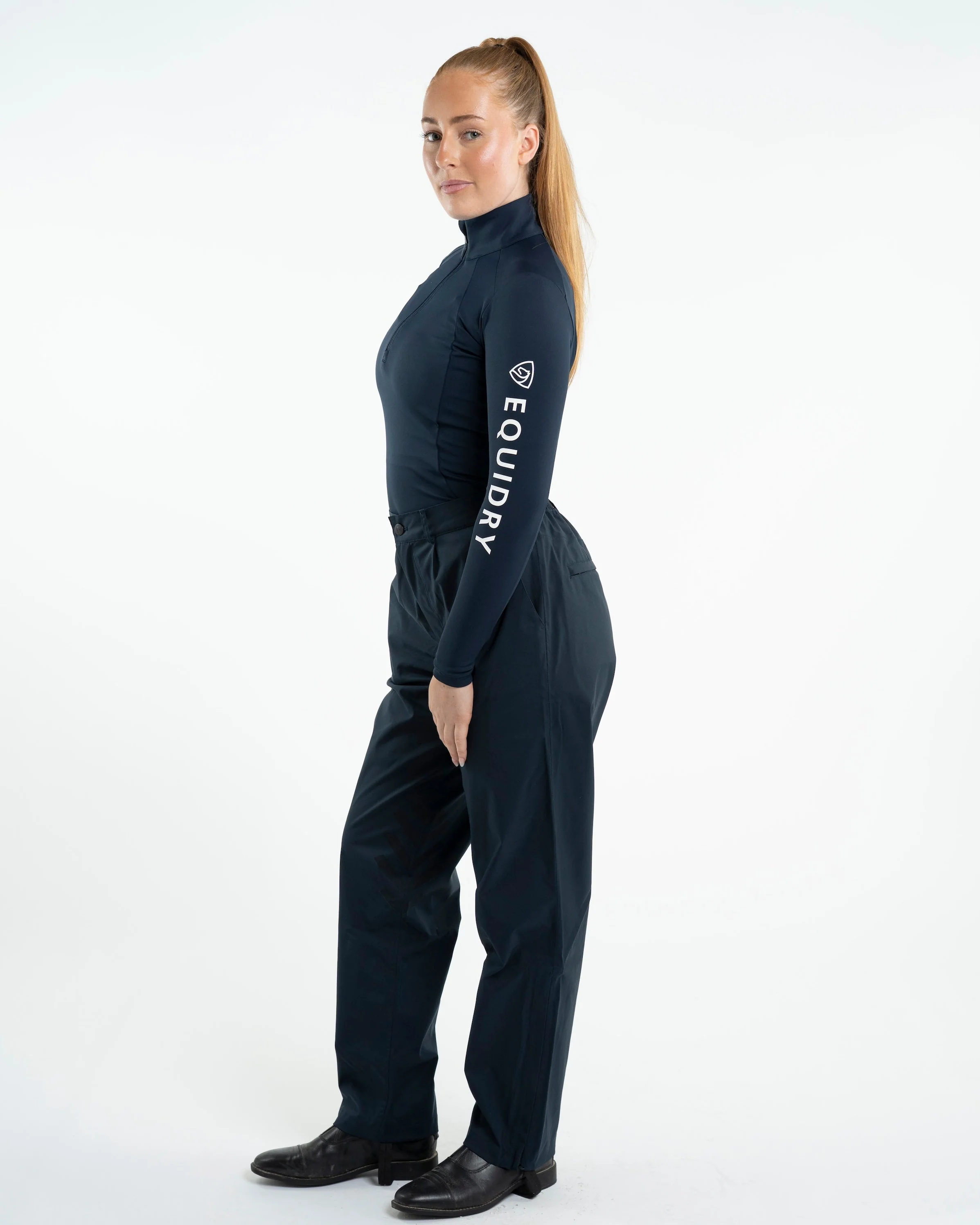 Waterproof Trousers Unlined | Women's | Navy - Image 7