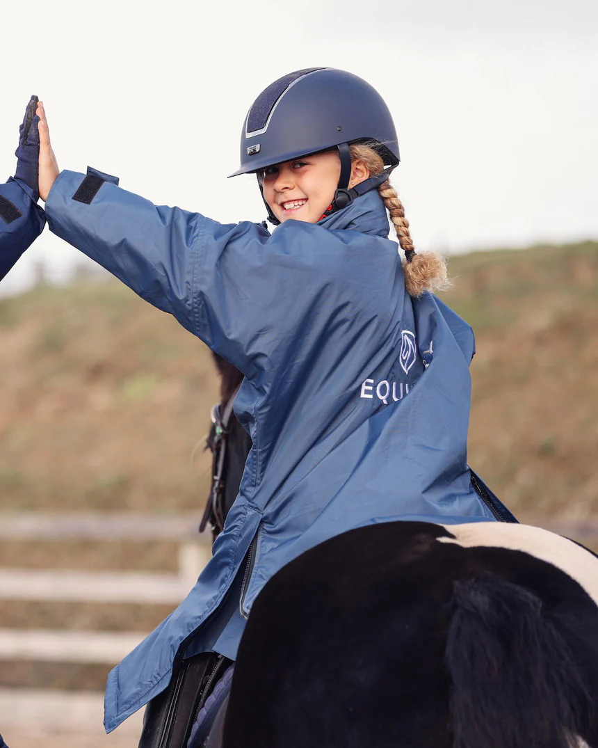 Evolution Children's | Thick Fleece | Steel Blue/Grey - Image 3