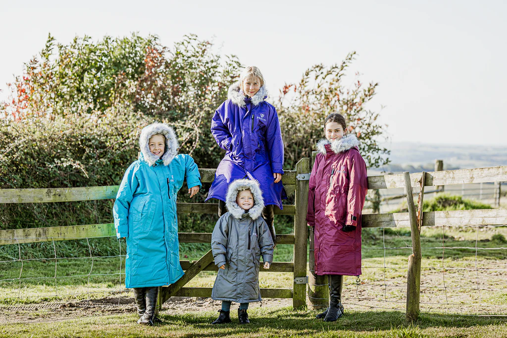 Evolution Children's | Thick Fleece | Fur Hood | Grey/Pale Pink - Image 4
