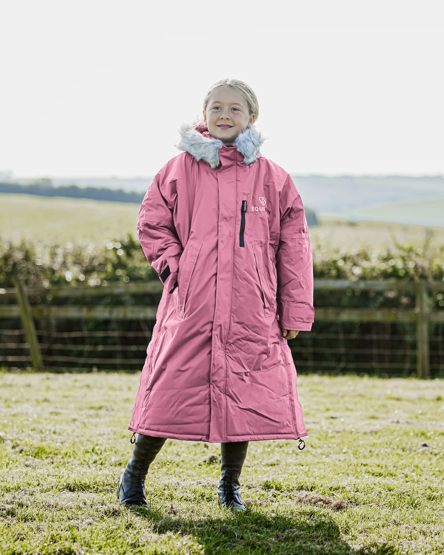 Evolution Children's | Thick Fleece | Dusky Pink - Image 5