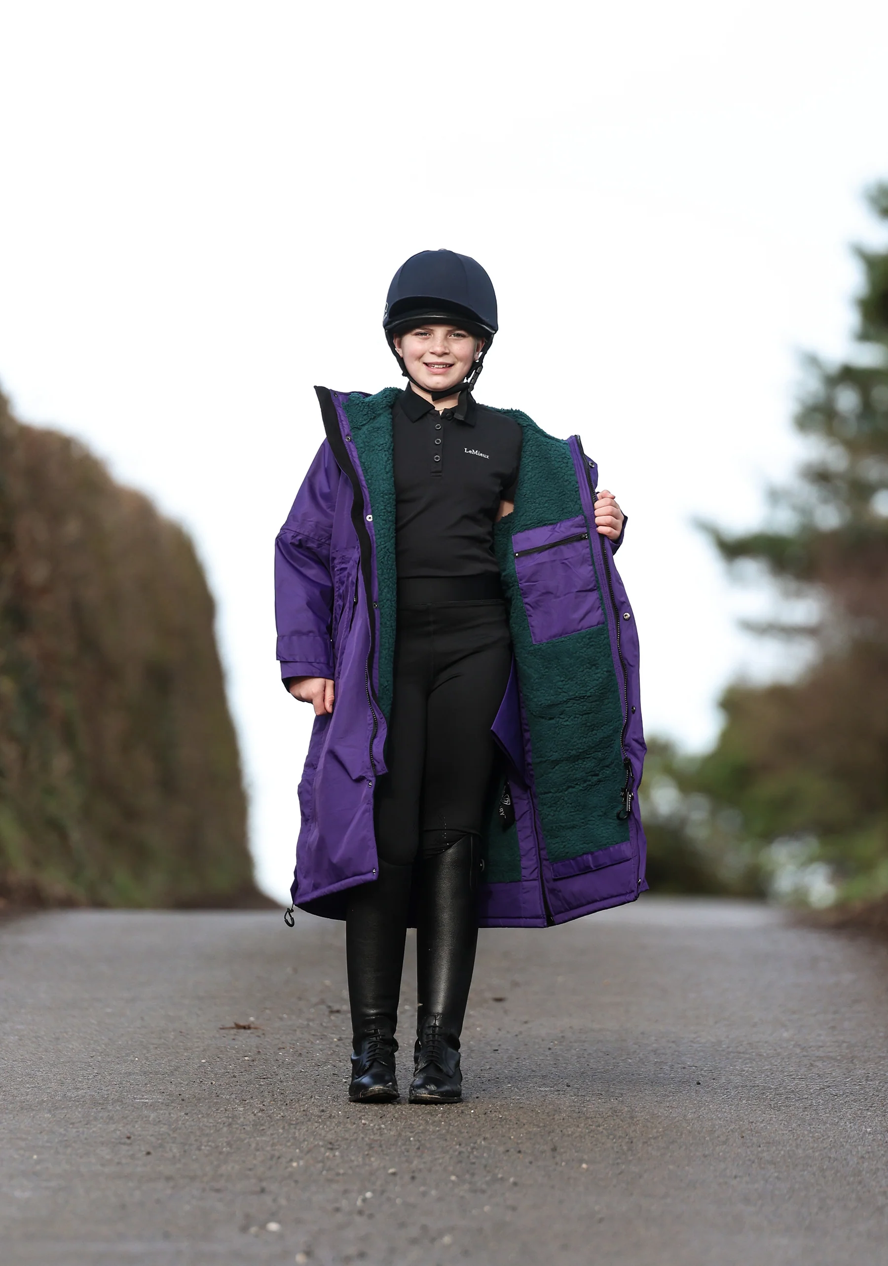 Evolution Children's | Thick Fleece | Purple/Teal - Image 3