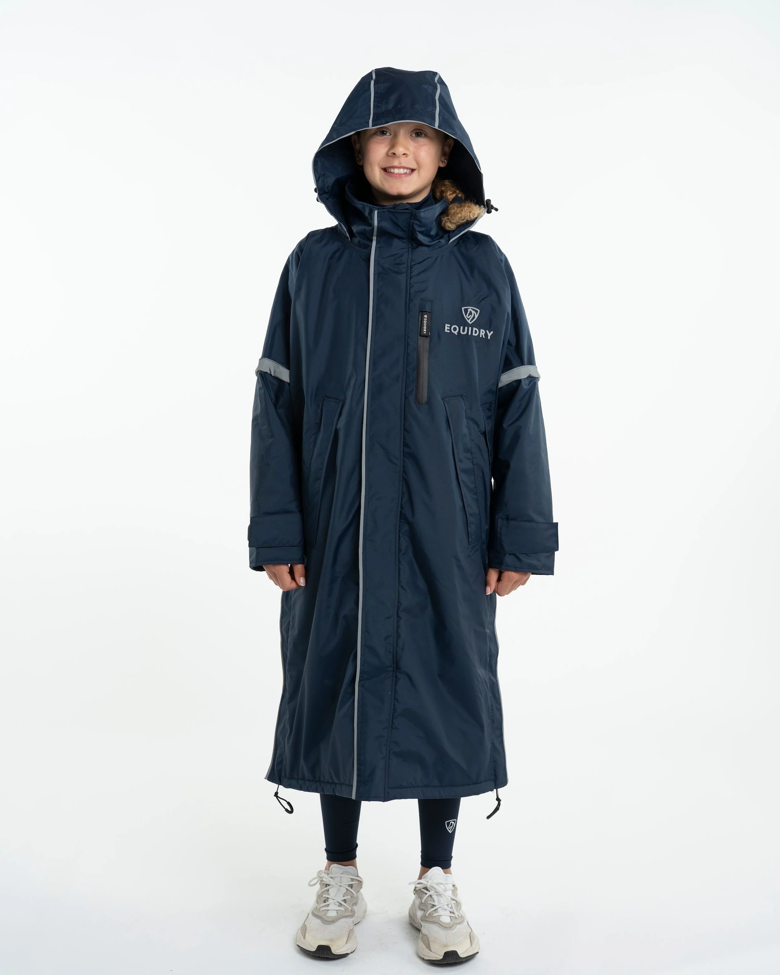 Evolution Children's | Thin Fleece | Reflective | Navy - Image 7