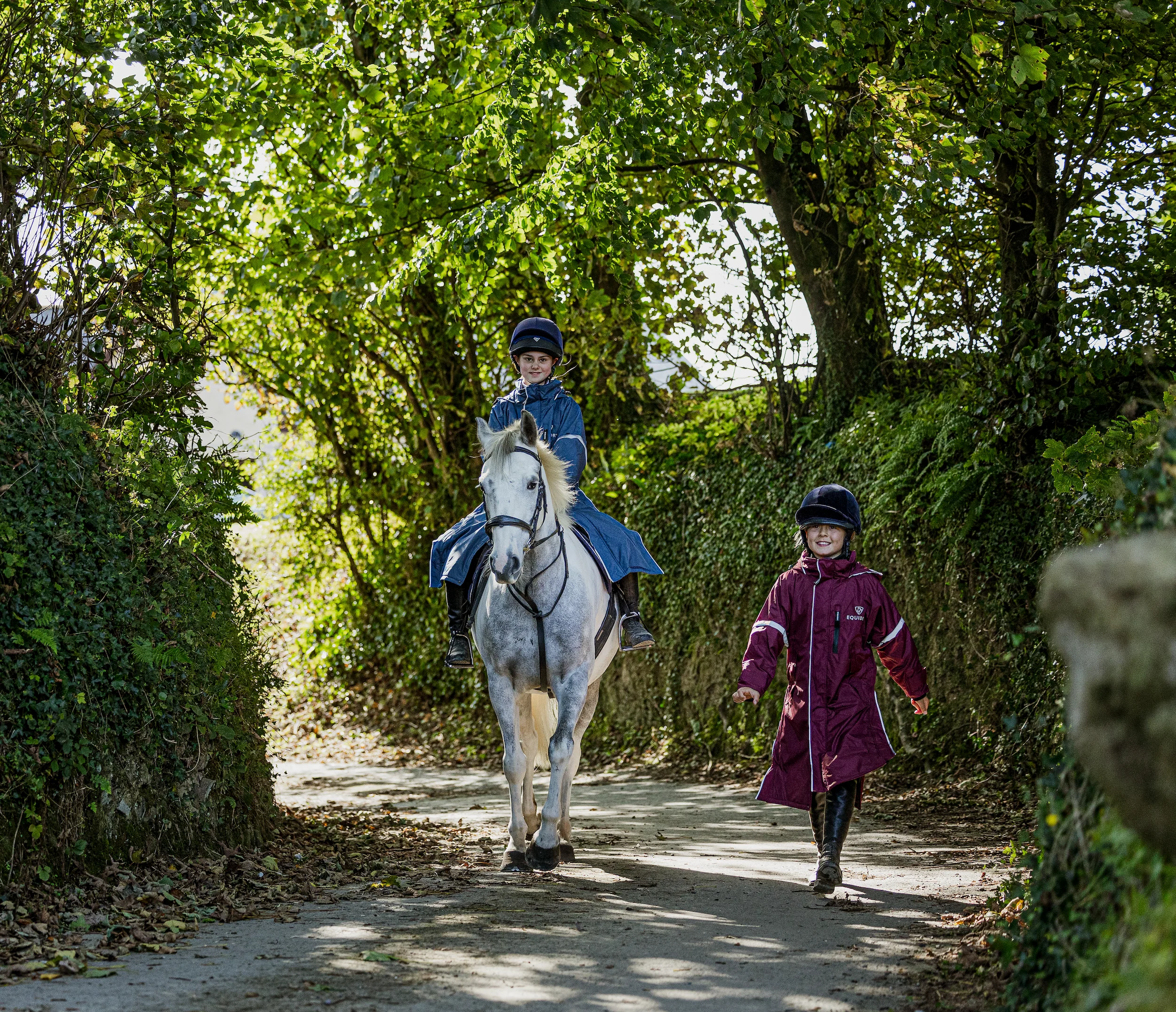 Evolution Children's | Thin Fleece | Reflective | Steel Blue - Image 3
