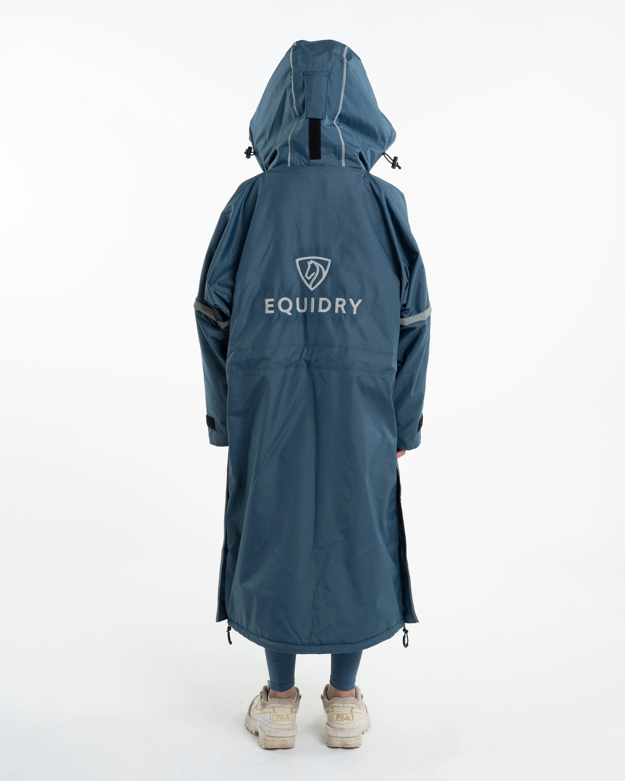 Evolution Children's | Thin Fleece | Reflective | Steel Blue - Image 6