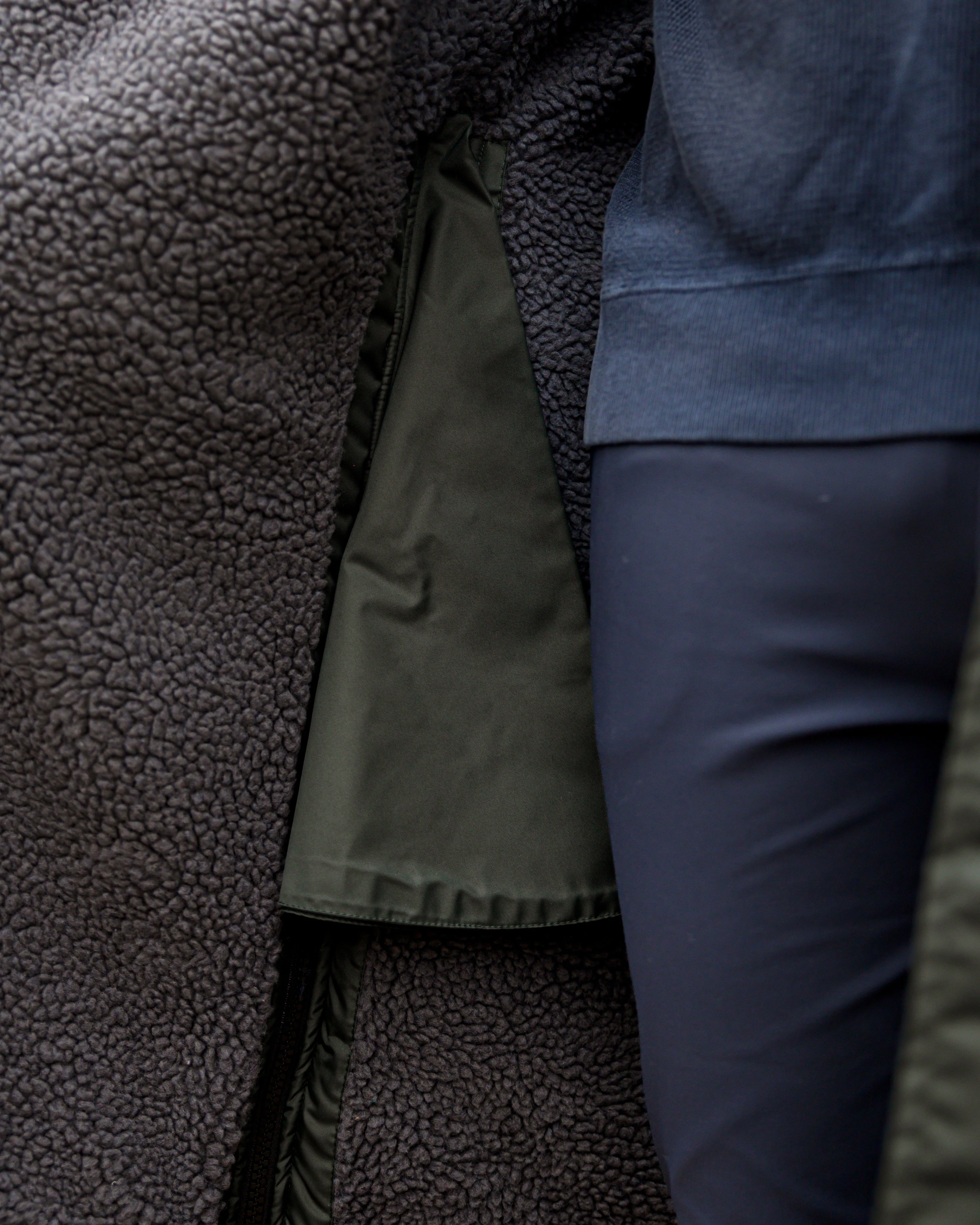 Evolution Men's | Thick Fleece | Black Forest Green/Grey - Image 9