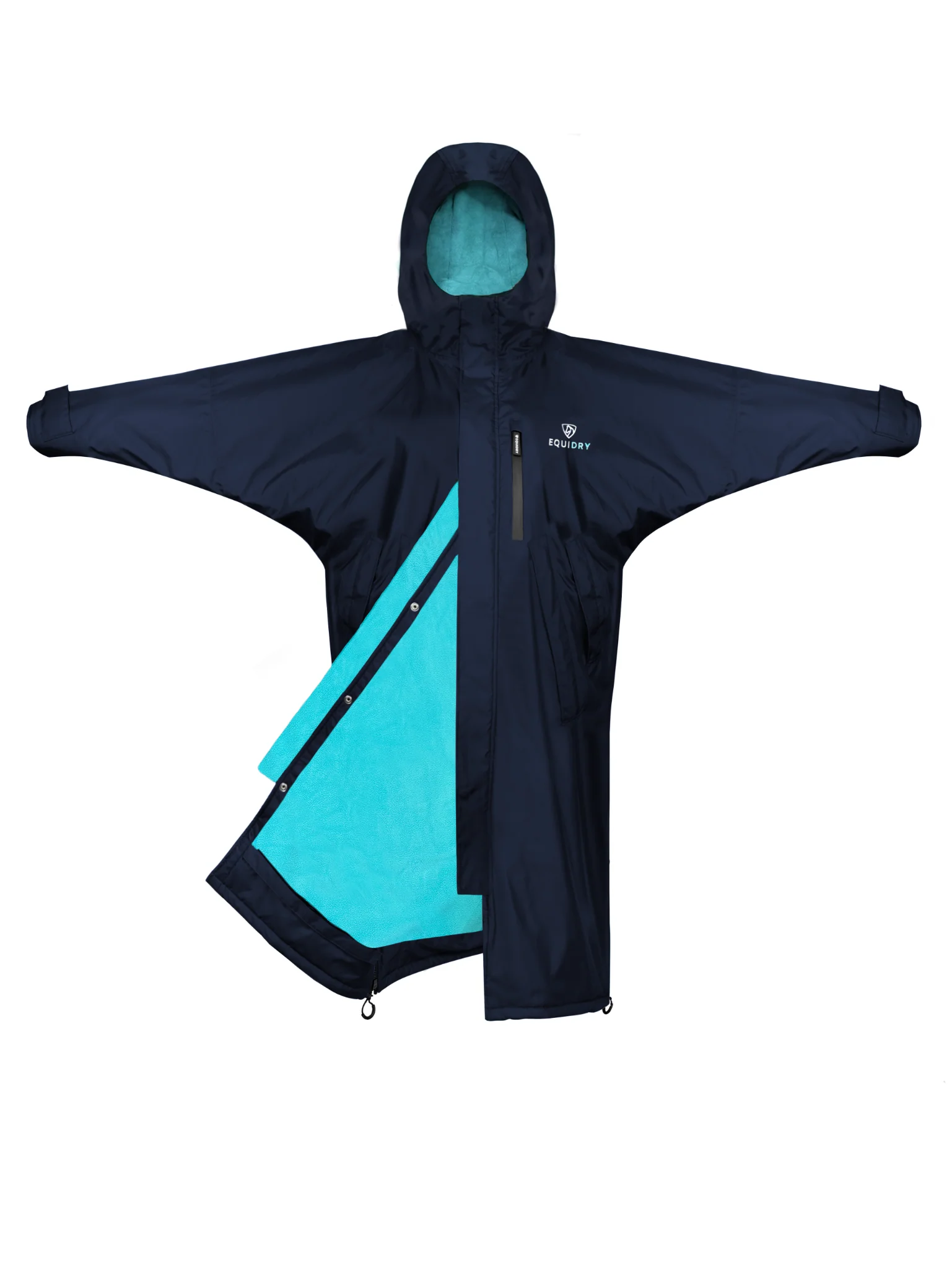 Evolution Men's | Thin Fleece | Navy/Turquoise