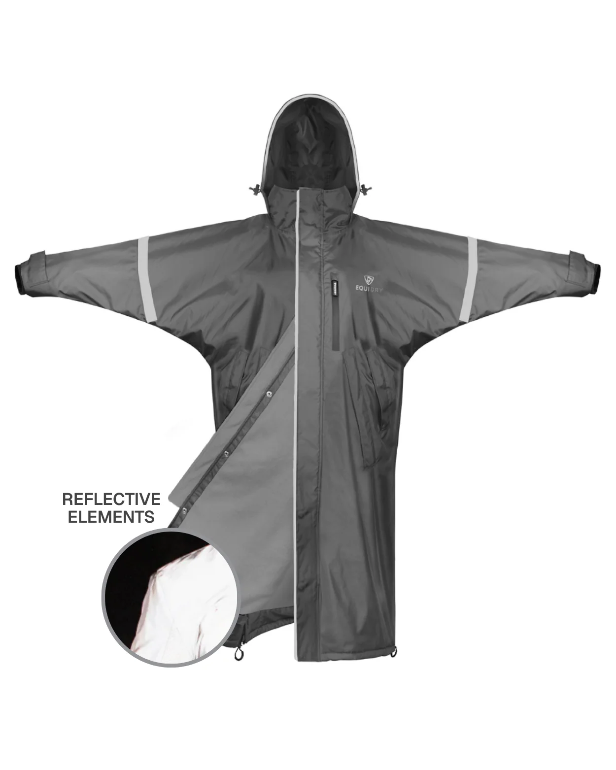 Evolution Children's | Thin Fleece | Reflective | Grey/Grey