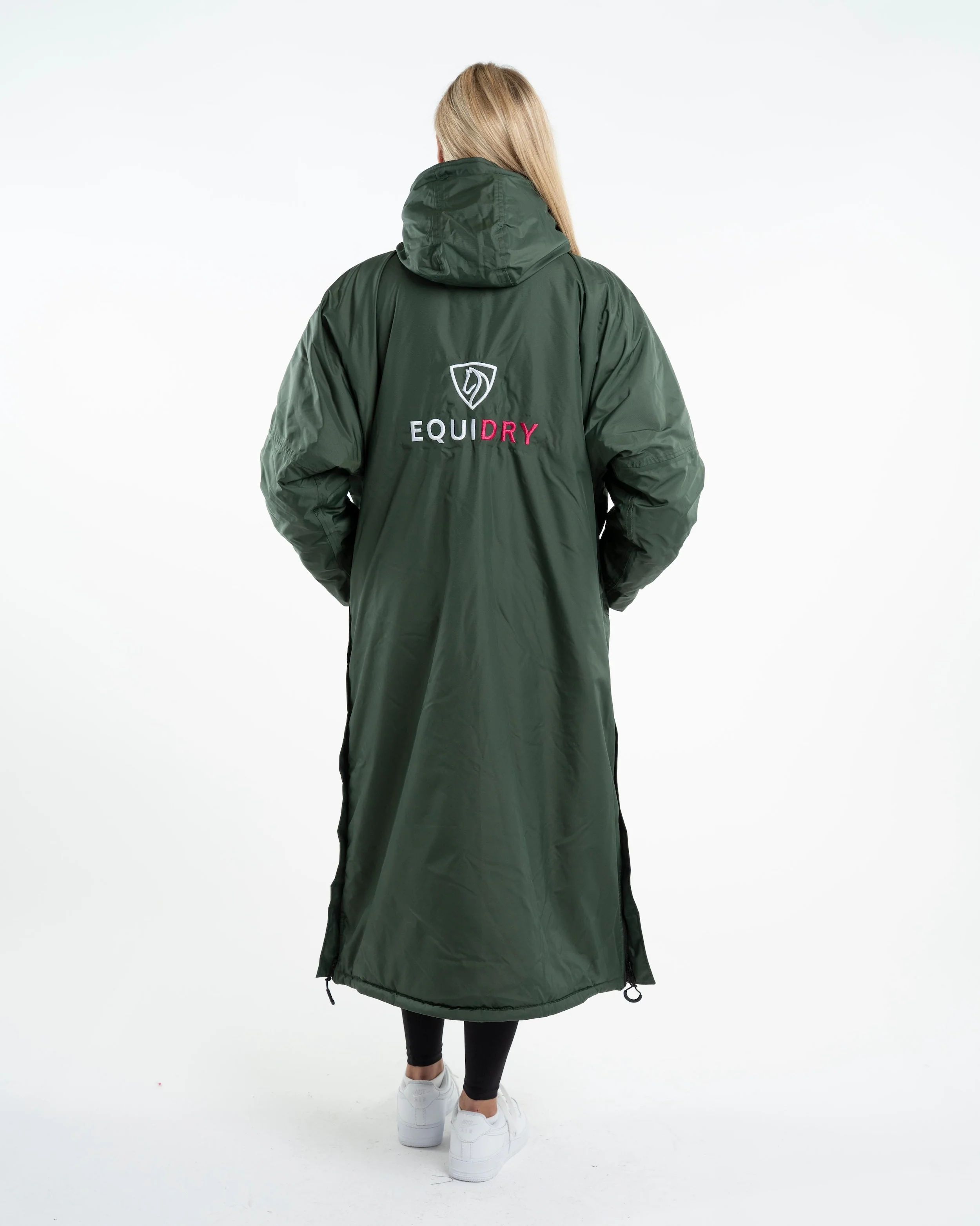 Evolution Women's | Thick Fleece | Black Forest Green/Peacock Pink - Image 5