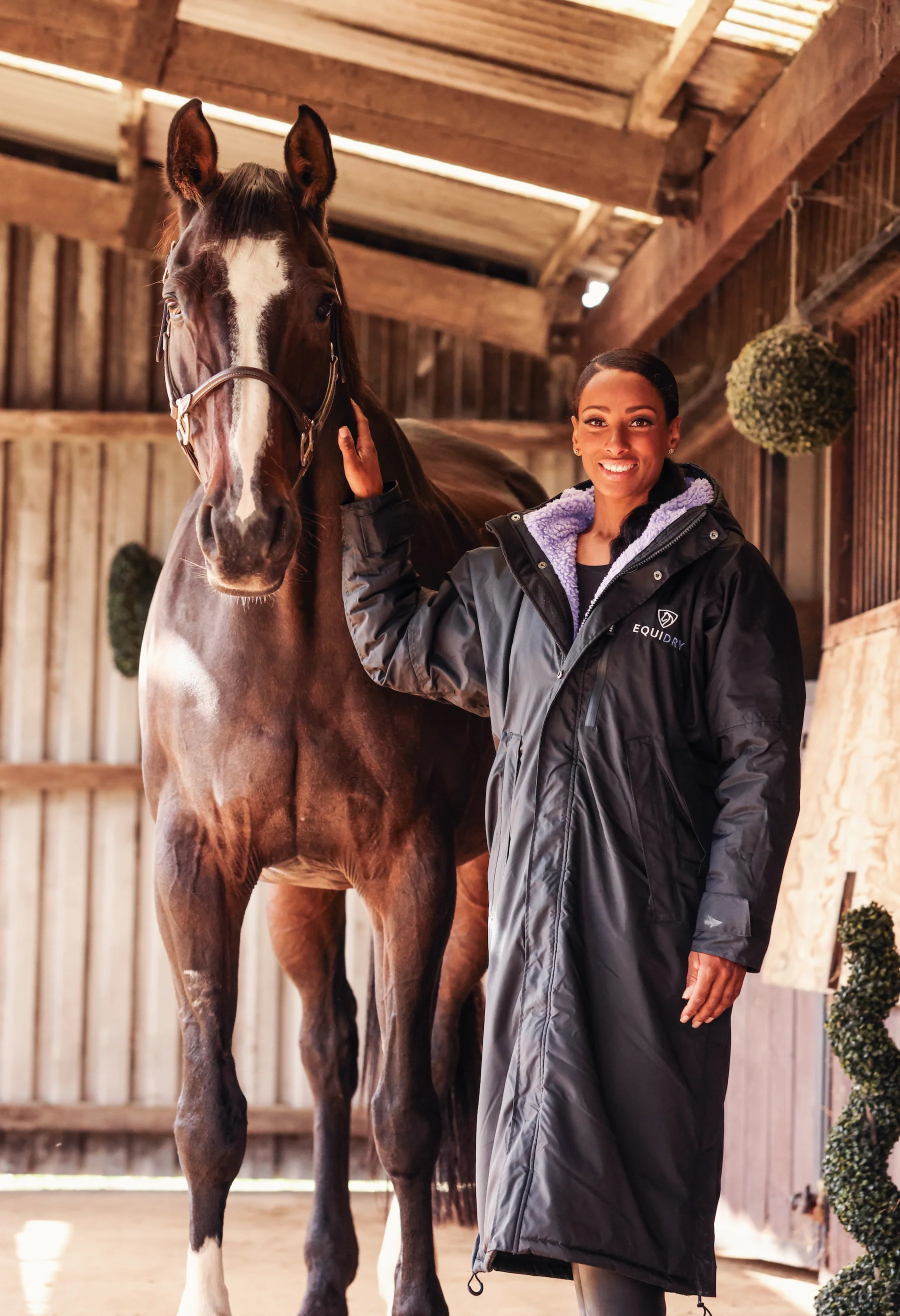 Evolution Women's | Thick Fleece | Black/Lilac - Image 2