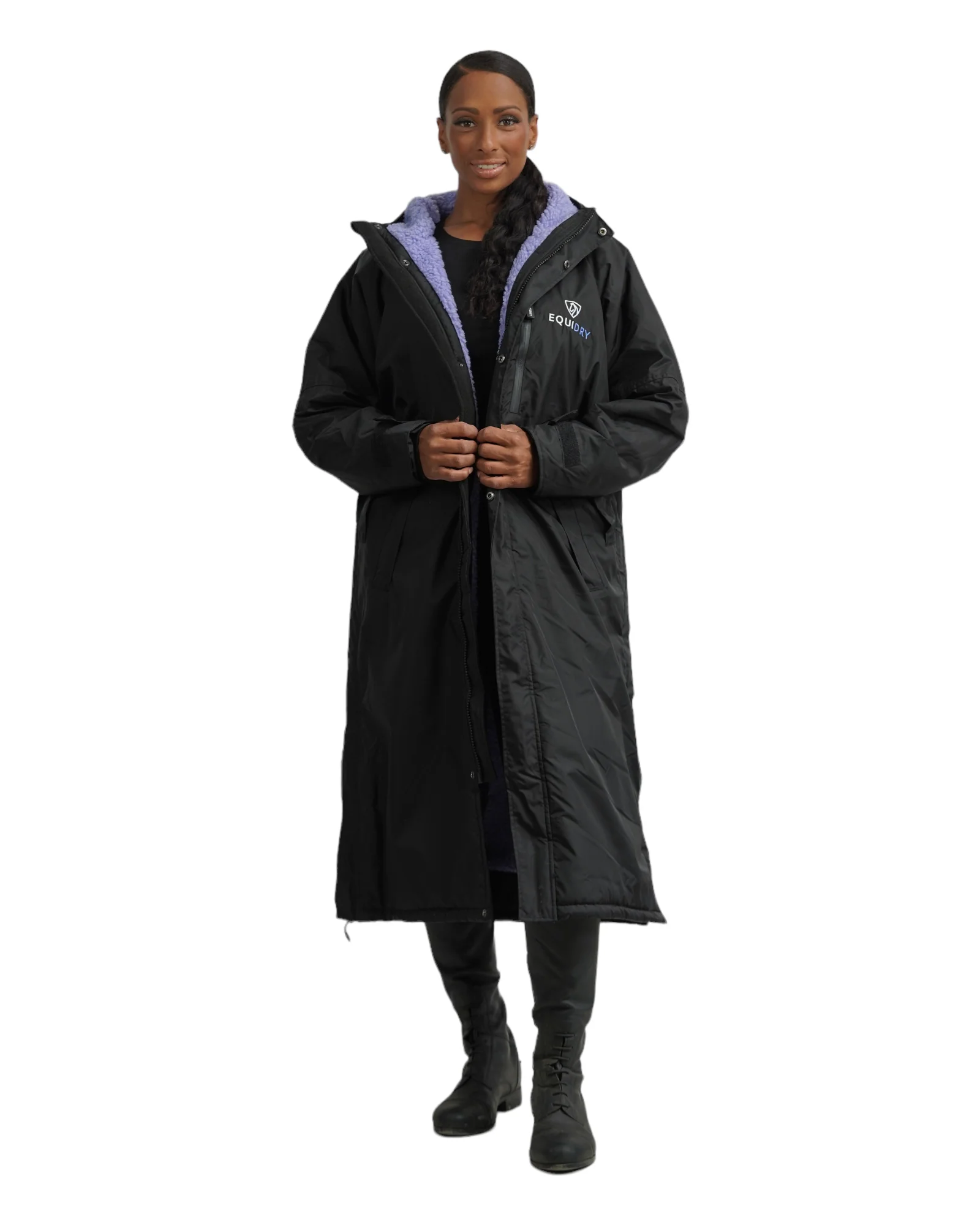 Evolution Women's | Thick Fleece | Black/Lilac - Image 8