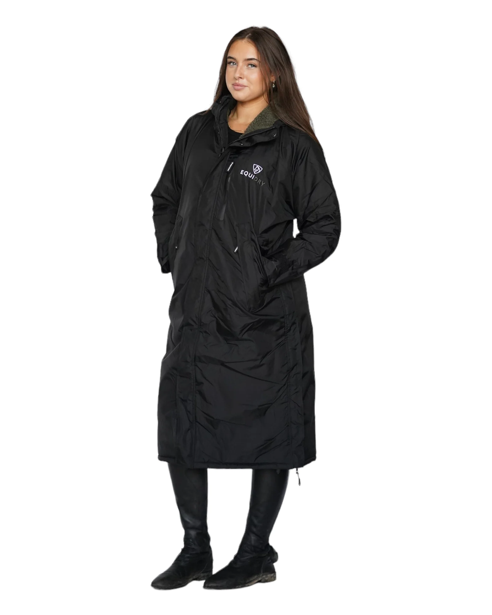 Evolution Women's | Thick Fleece | Black/Olive - Image 5
