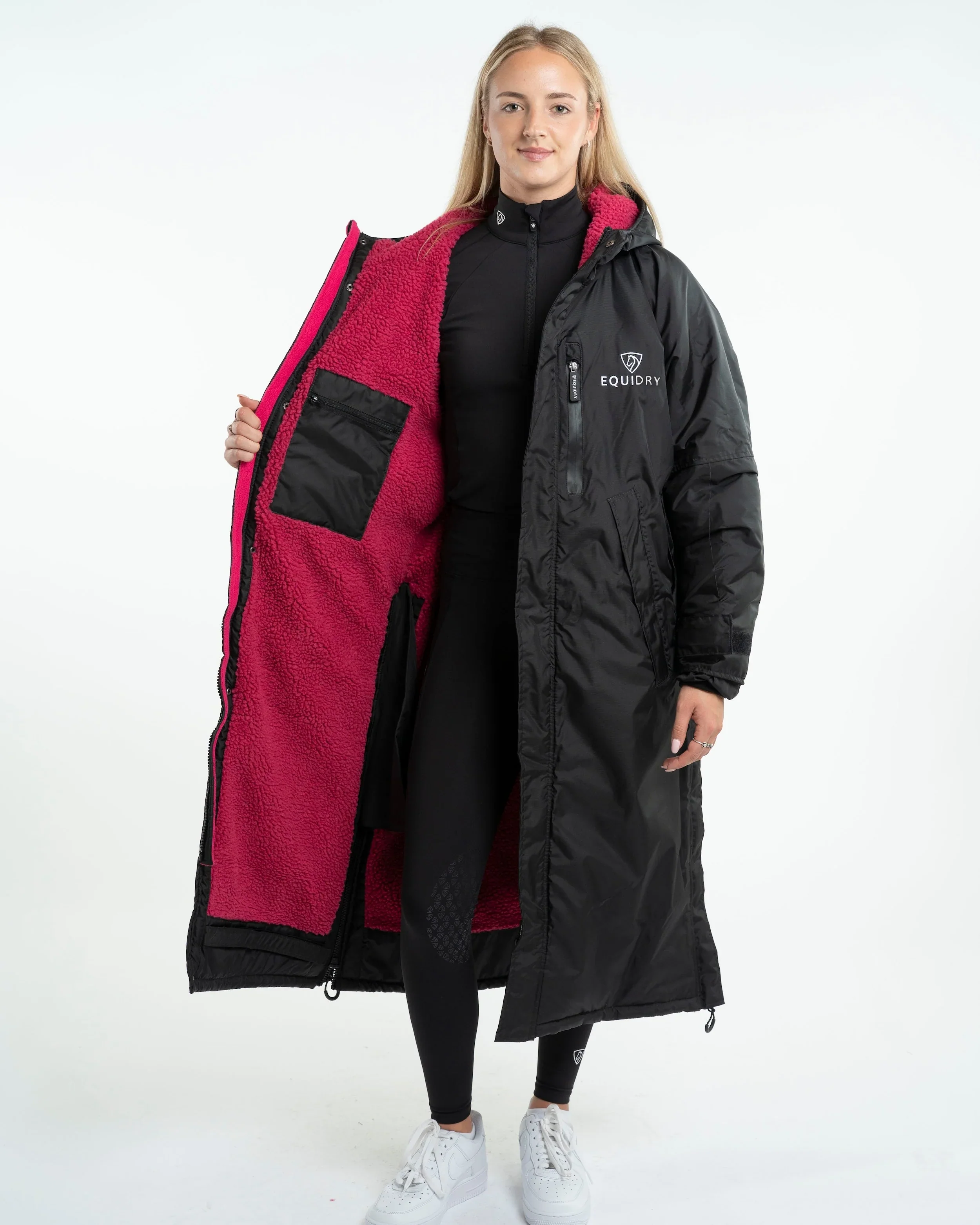 Evolution Women's | Thick Fleece | Black/Peacock Pink - Image 4