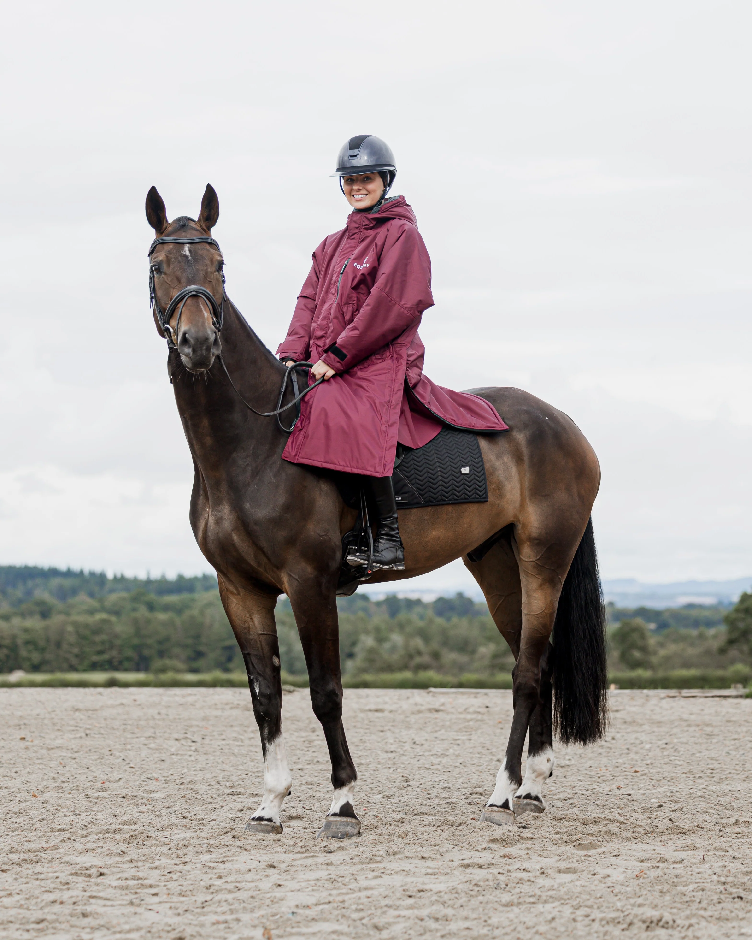 Evolution Women's | Thick Fleece | Plum/Grey - Image 10