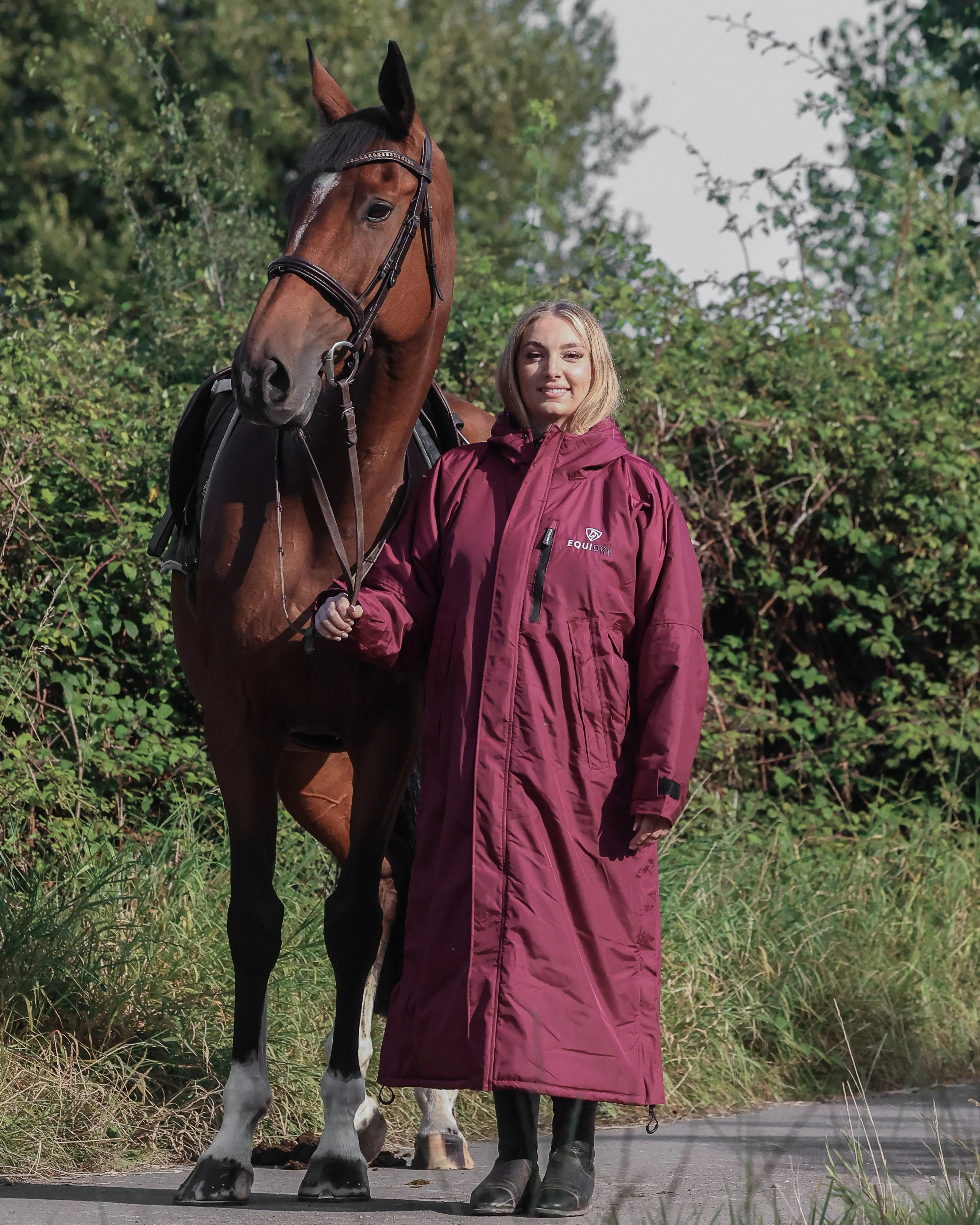 Evolution Women's | Thick Fleece | Plum/Navy - Image 6