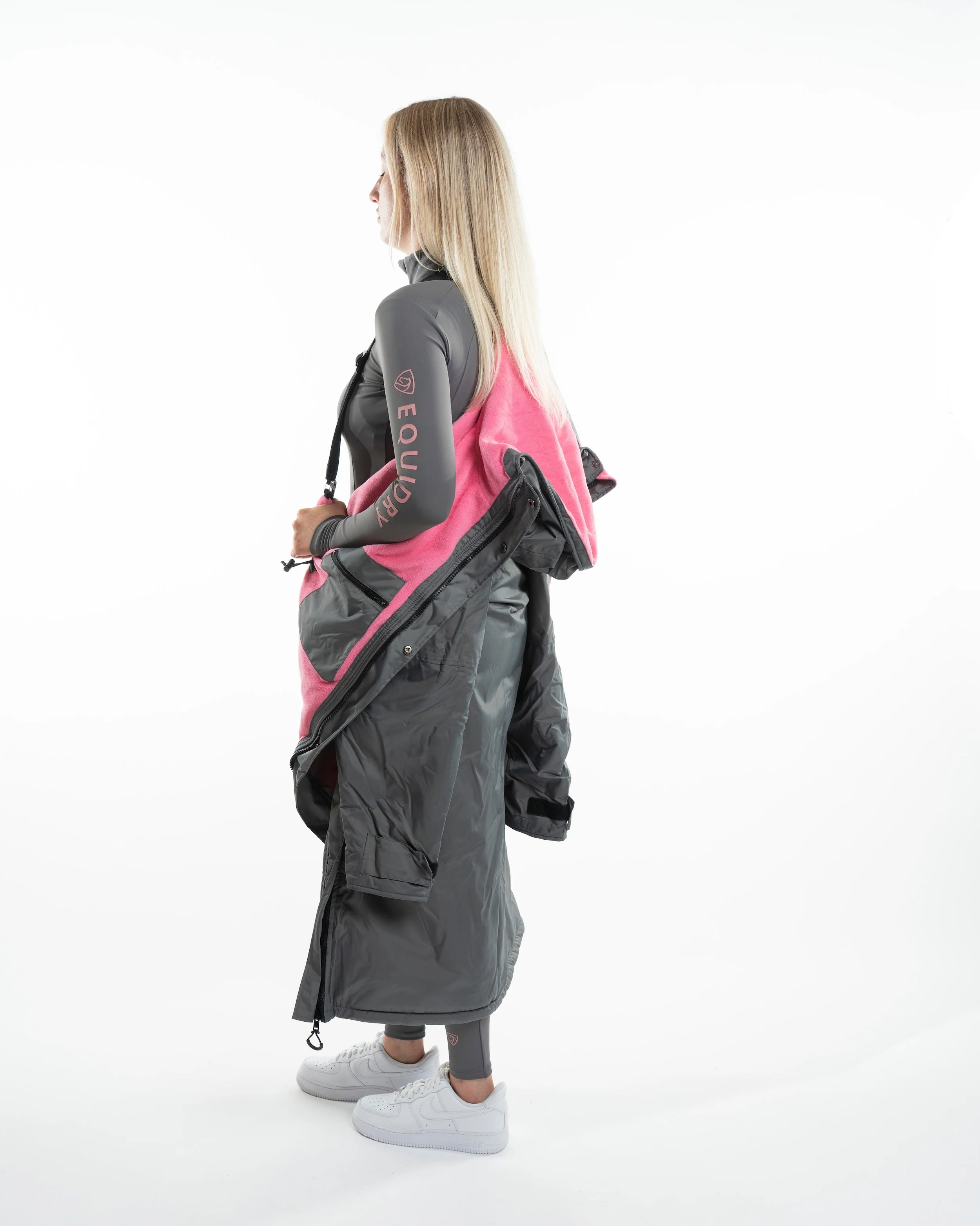 Evolution Women's | Thin Fleece | Grey/Penelope Pink - Image 10