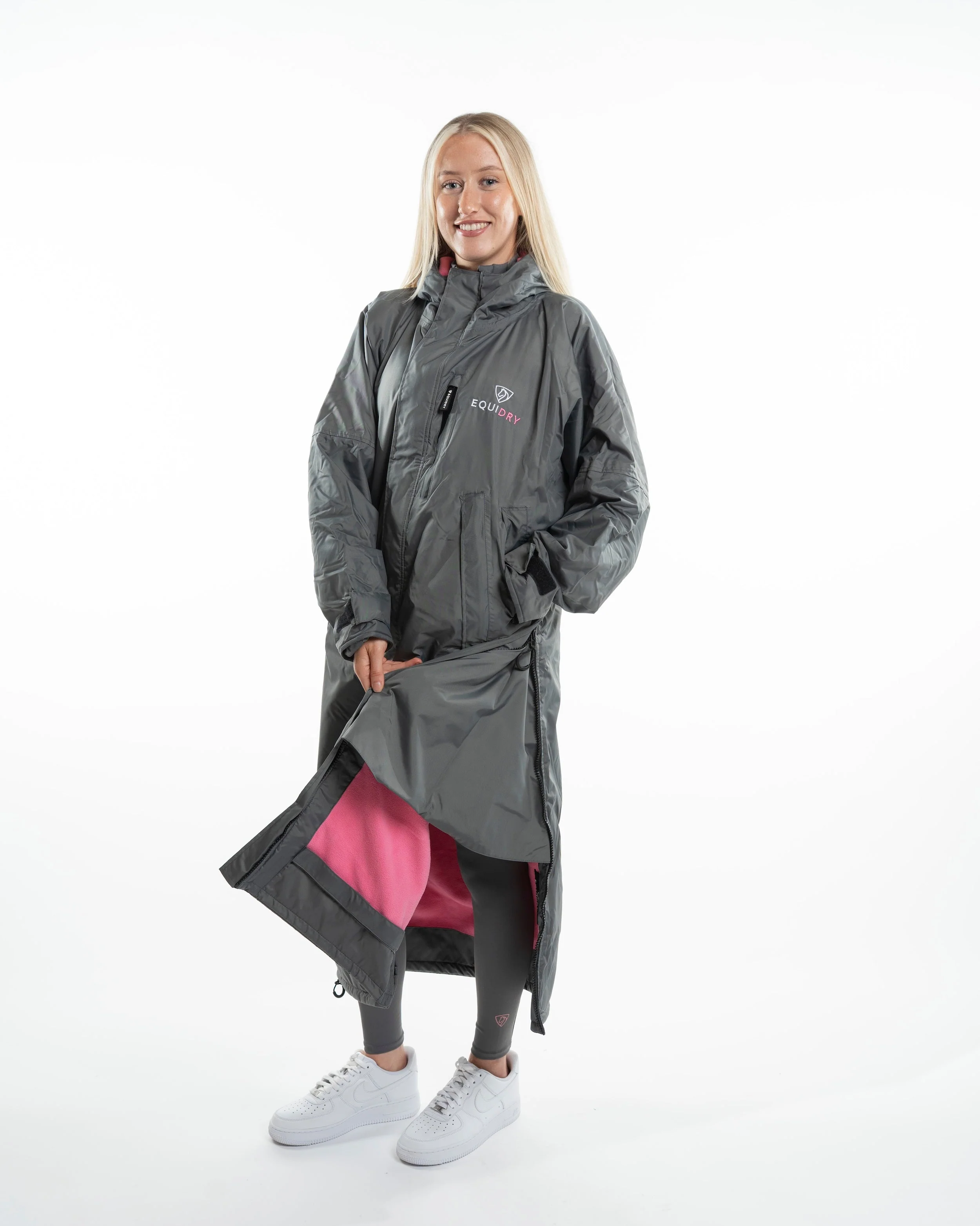 Evolution Women's | Thin Fleece | Grey/Penelope Pink - Image 8