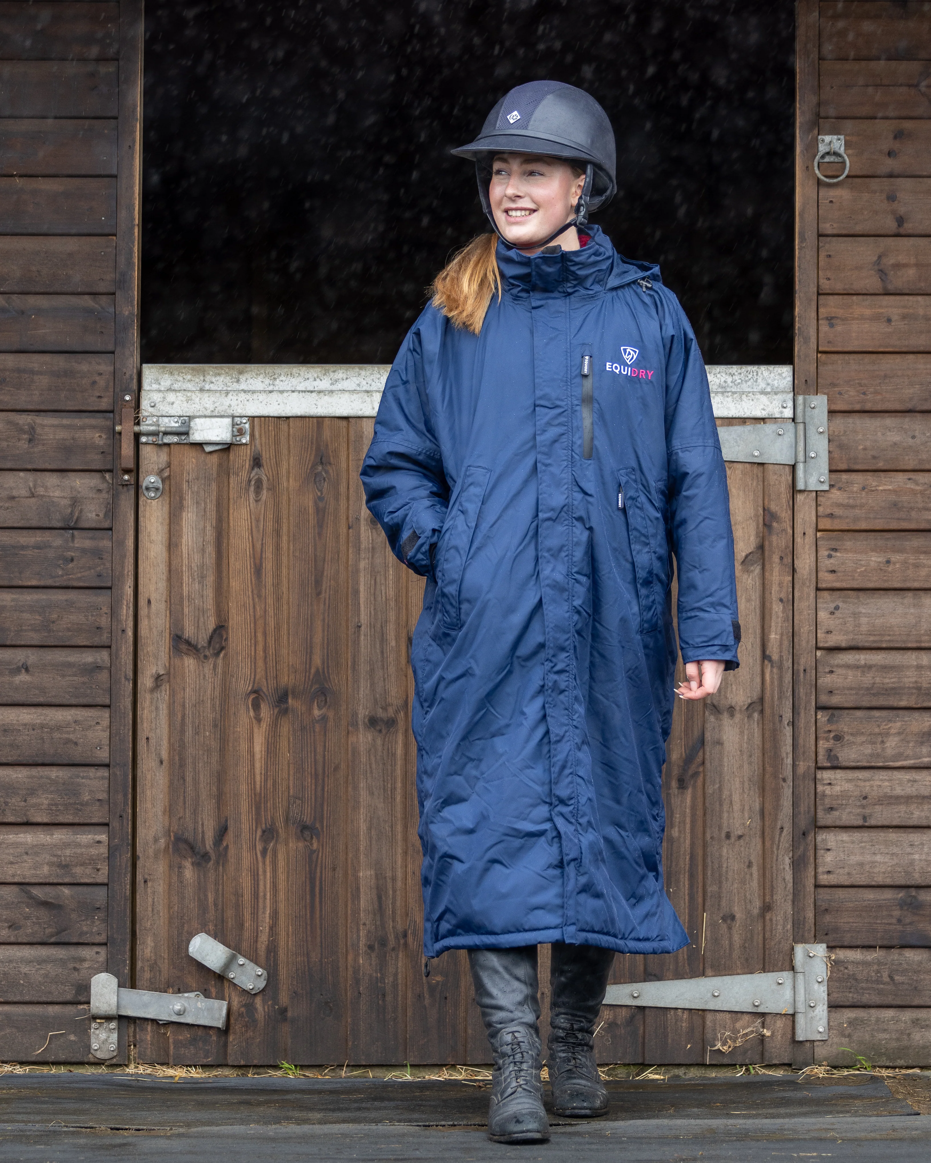 Evolution Women's | Thin Fleece | Navy/Raspberry - Image 2