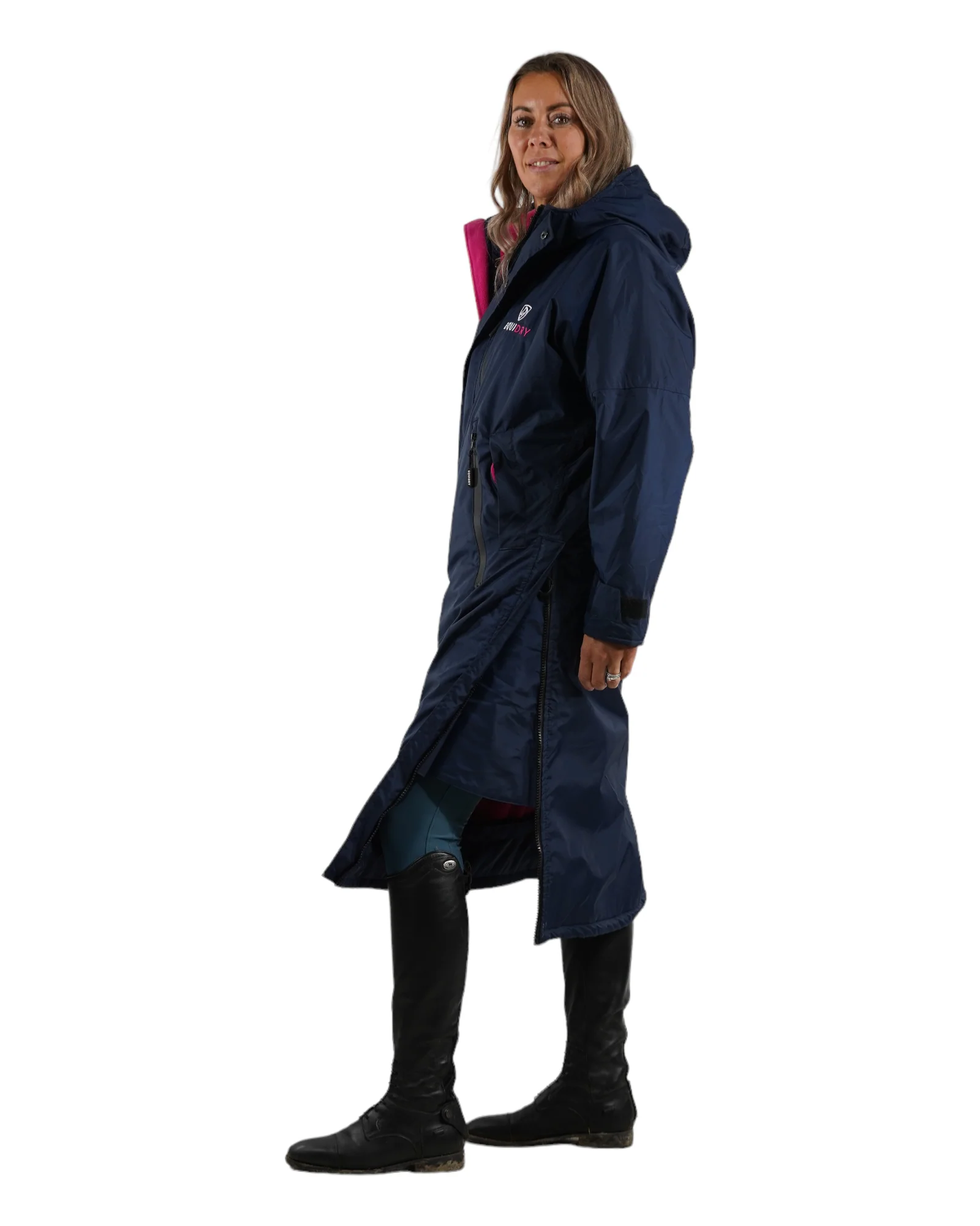 Evolution Women's | Thin Fleece | Navy/Raspberry - Image 6