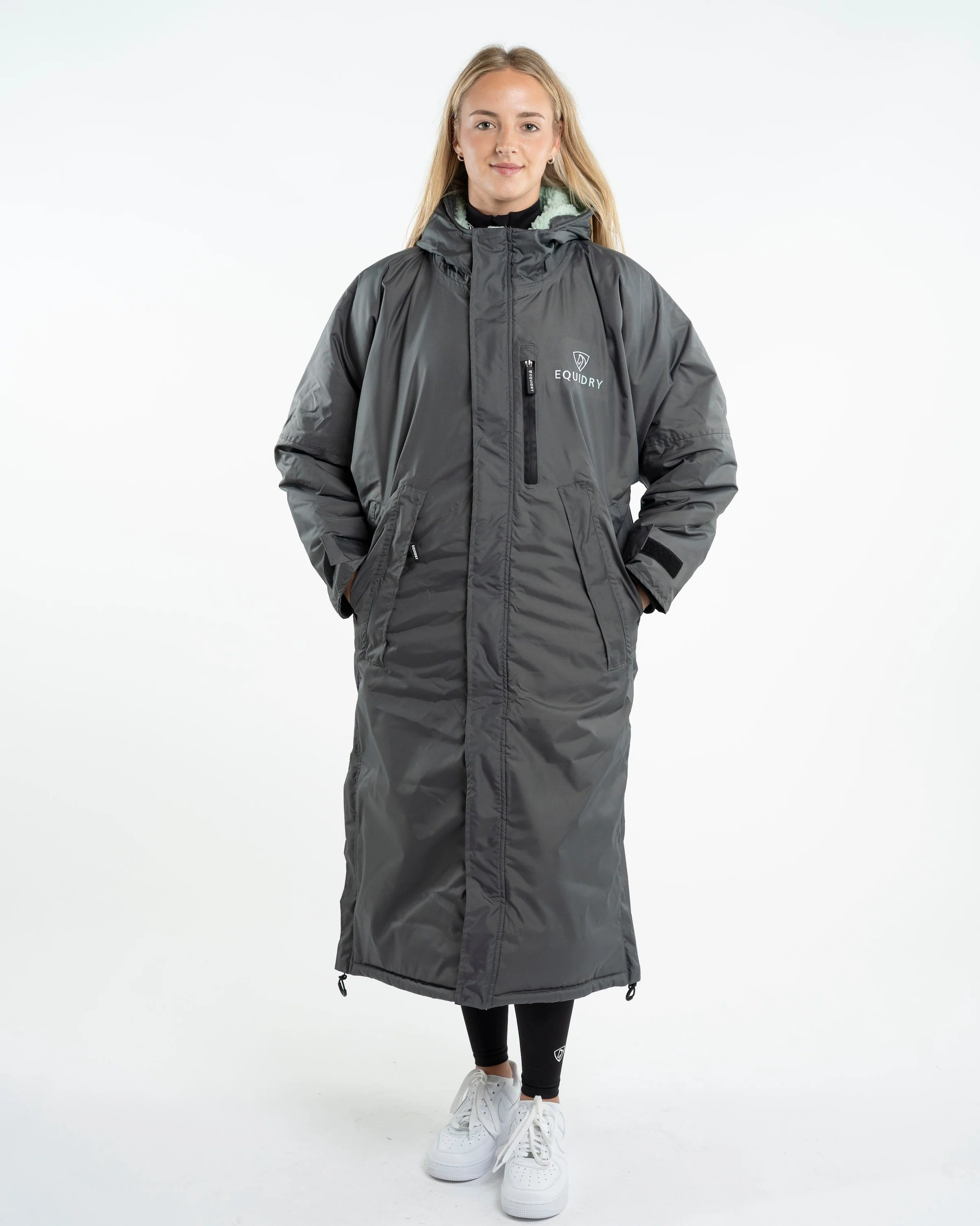 Evolution Women's | Thick Fleece | Grey/Jade - Image 2