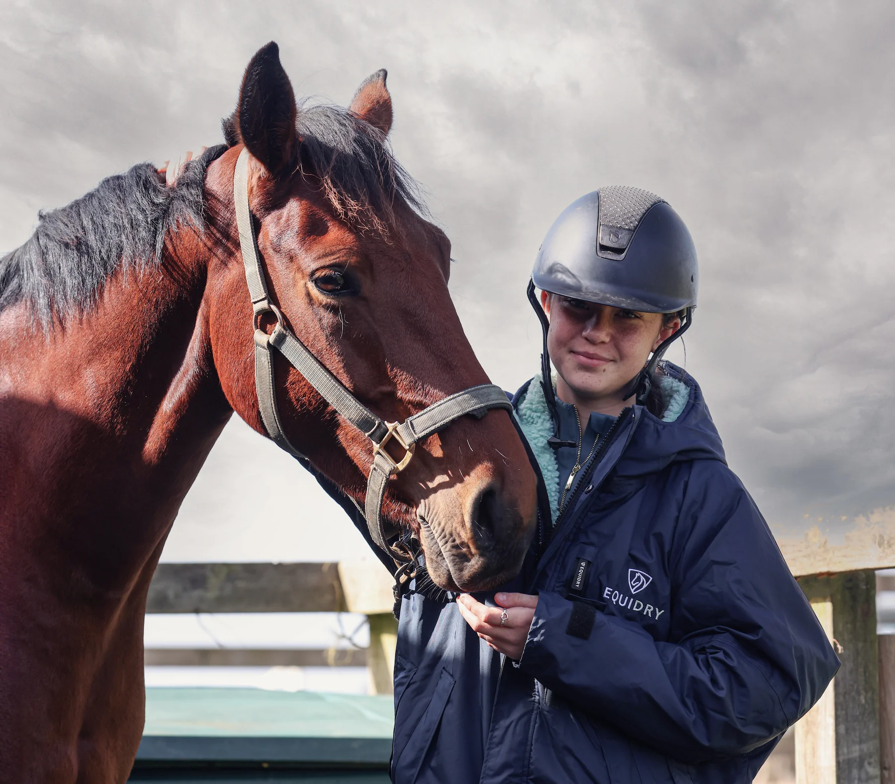 Evolution Women's | Thick Fleece | Navy/Jade - Image 2