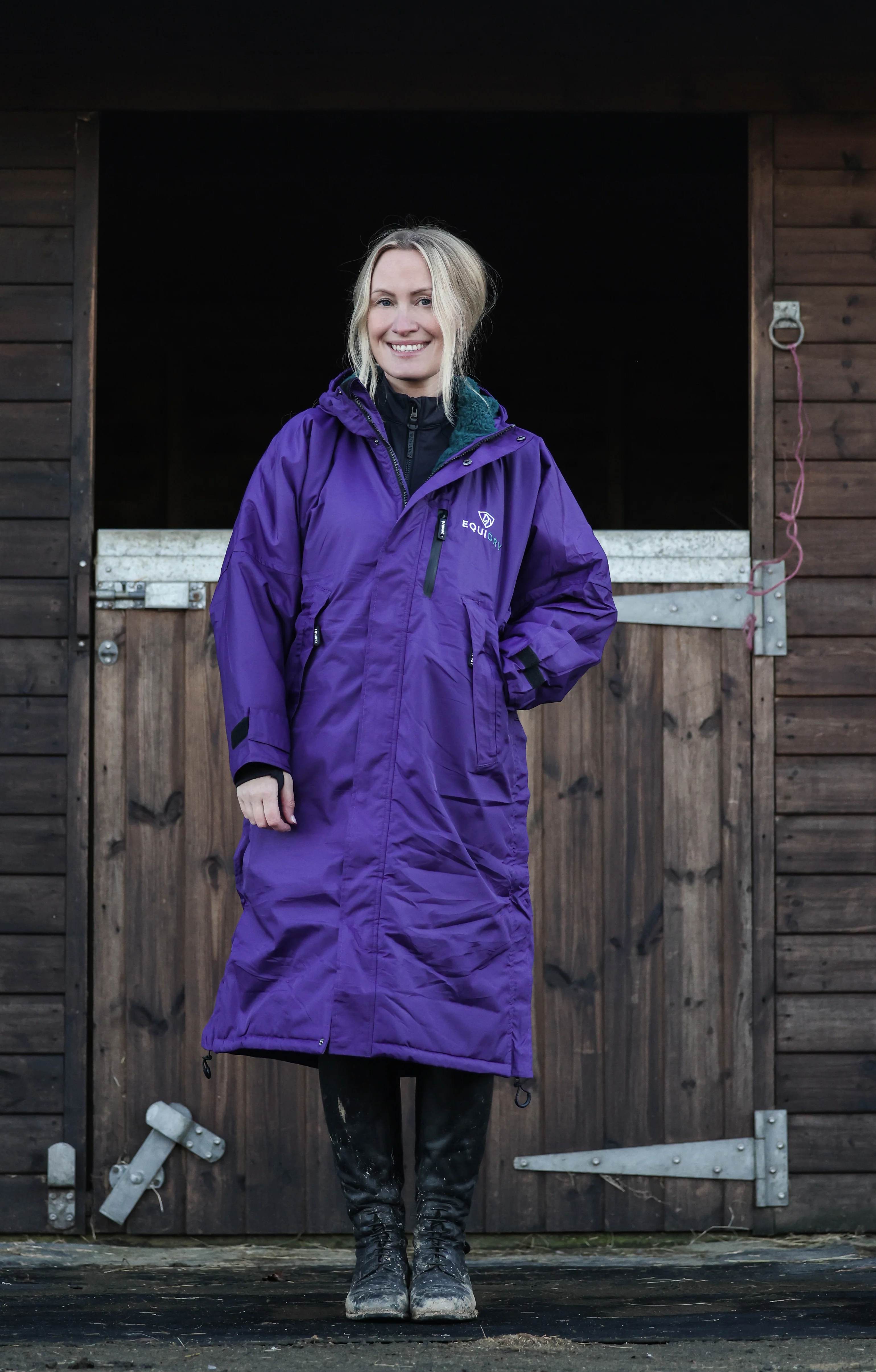 Evolution Women's | Thick Fleece | Purple/Teal - Image 2