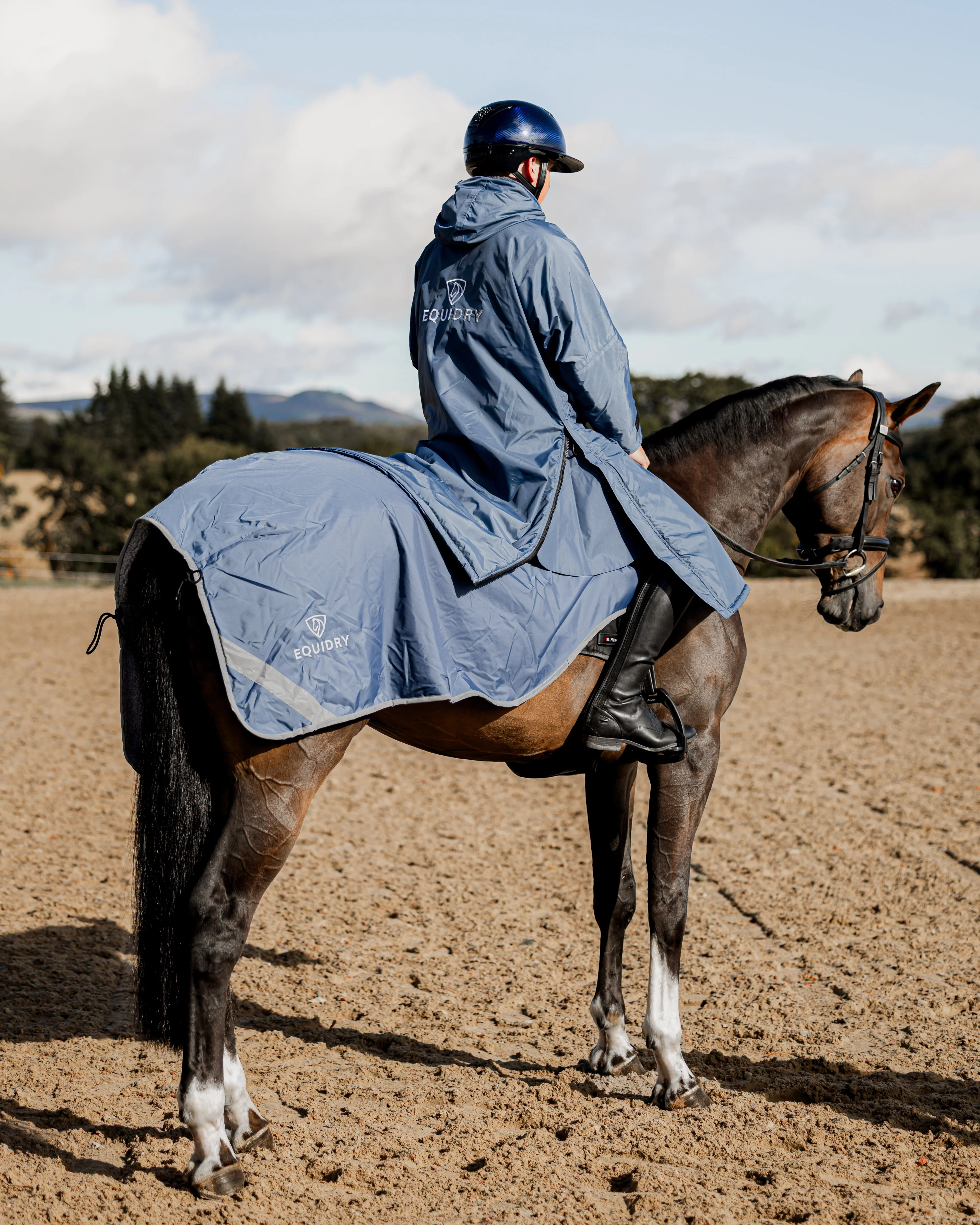 Waterproof Exercise Sheet Thick | Steel Blue - Image 3
