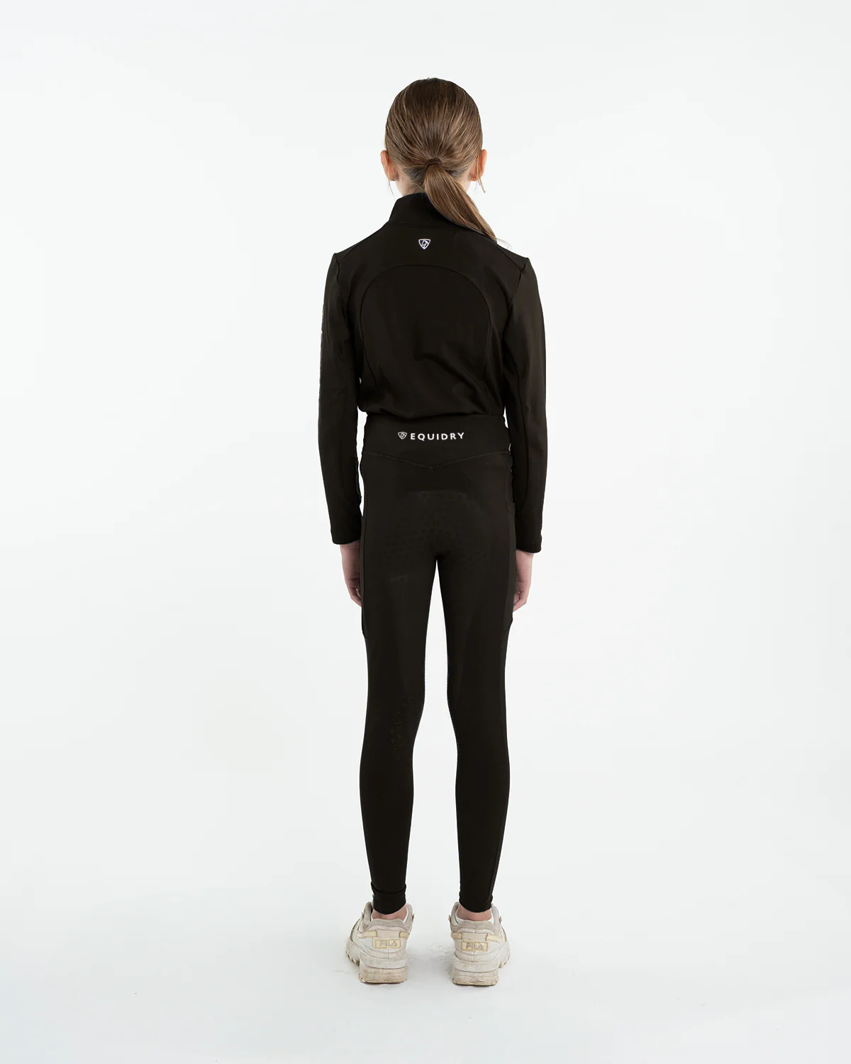Water Repellent Leggings | Children's Brown/White - Image 3