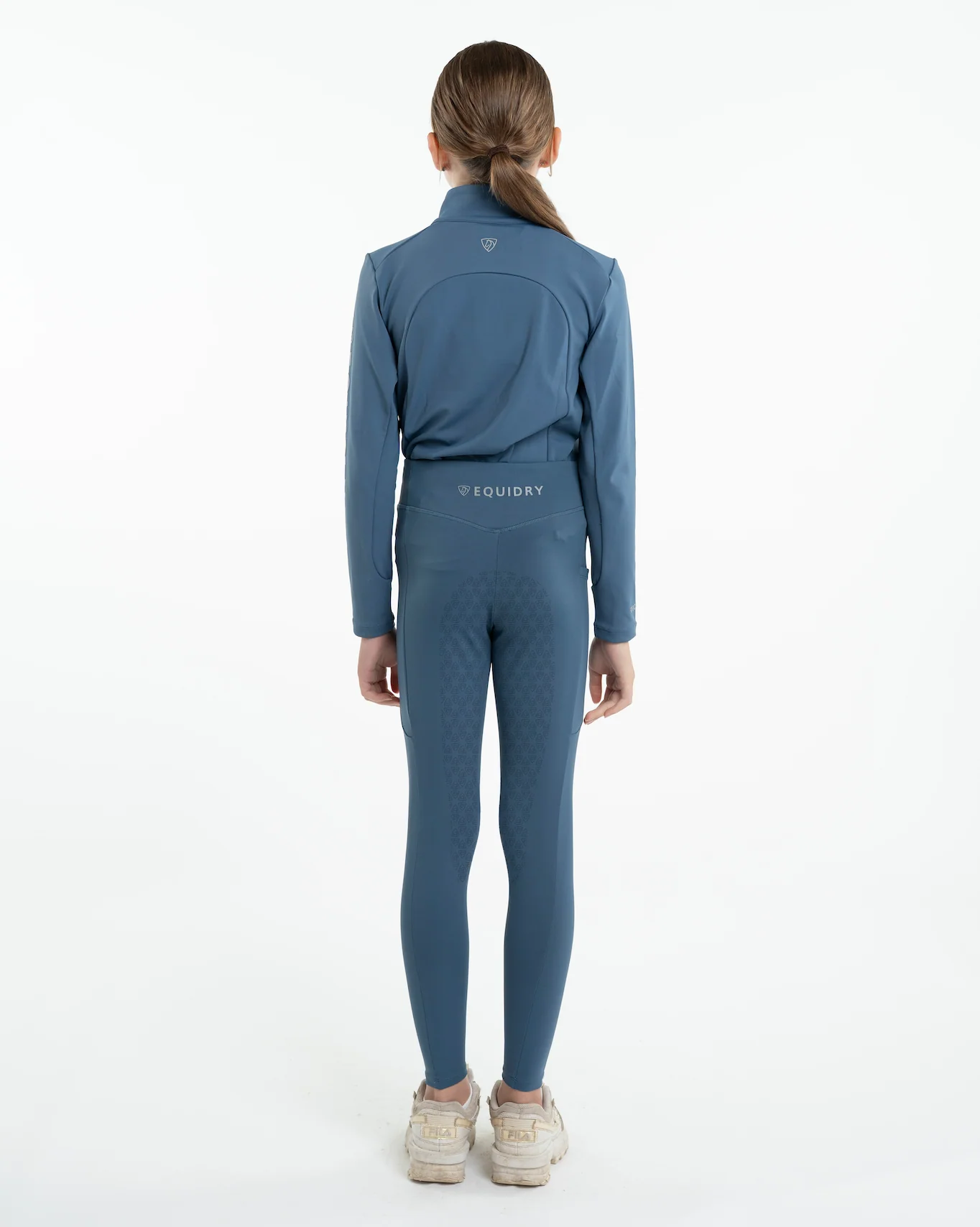 Water Repellent Leggings | Children's Steel Blue/Silver - Image 5