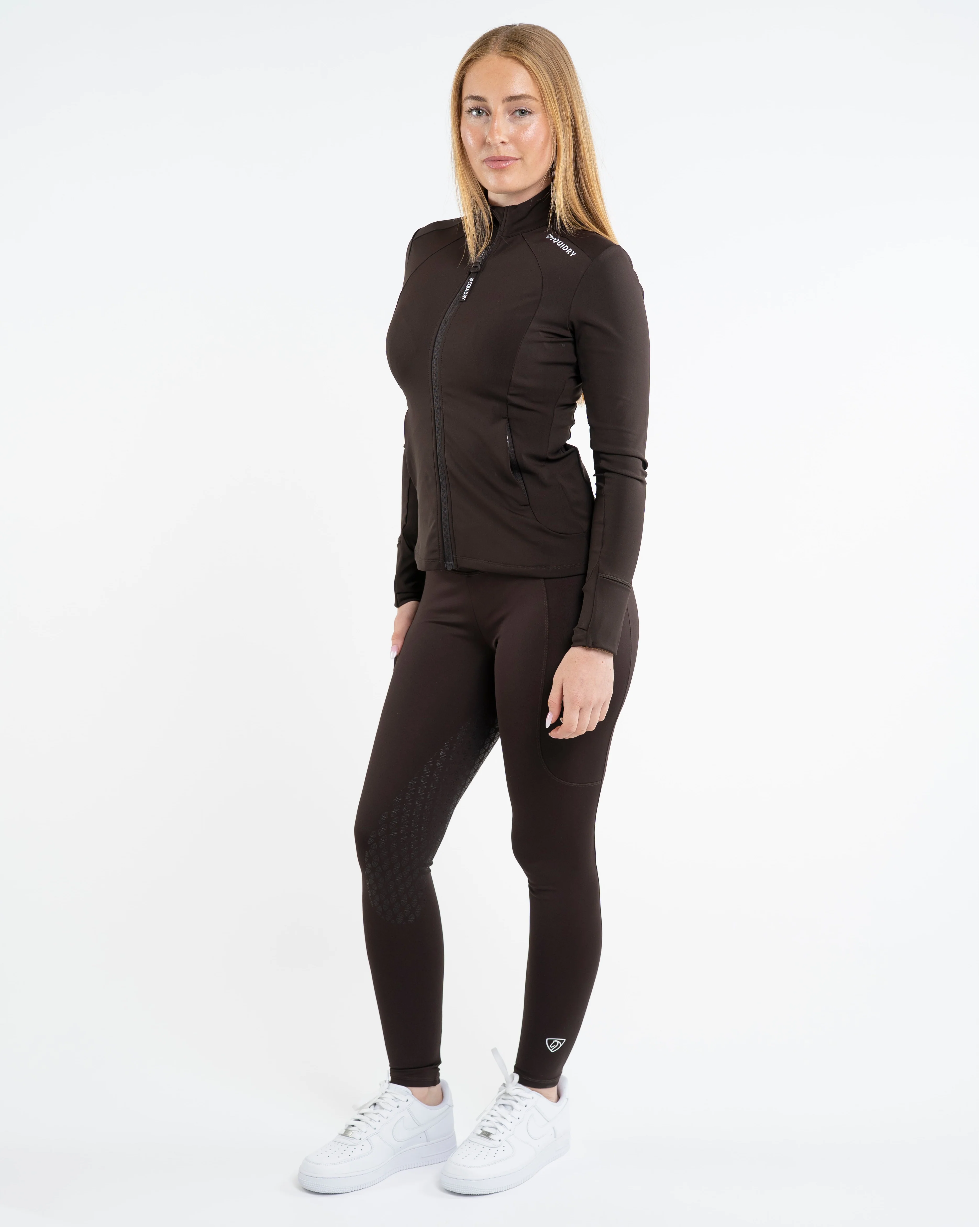 Water Repellent Leggings | Women's Brown/White - Image 4