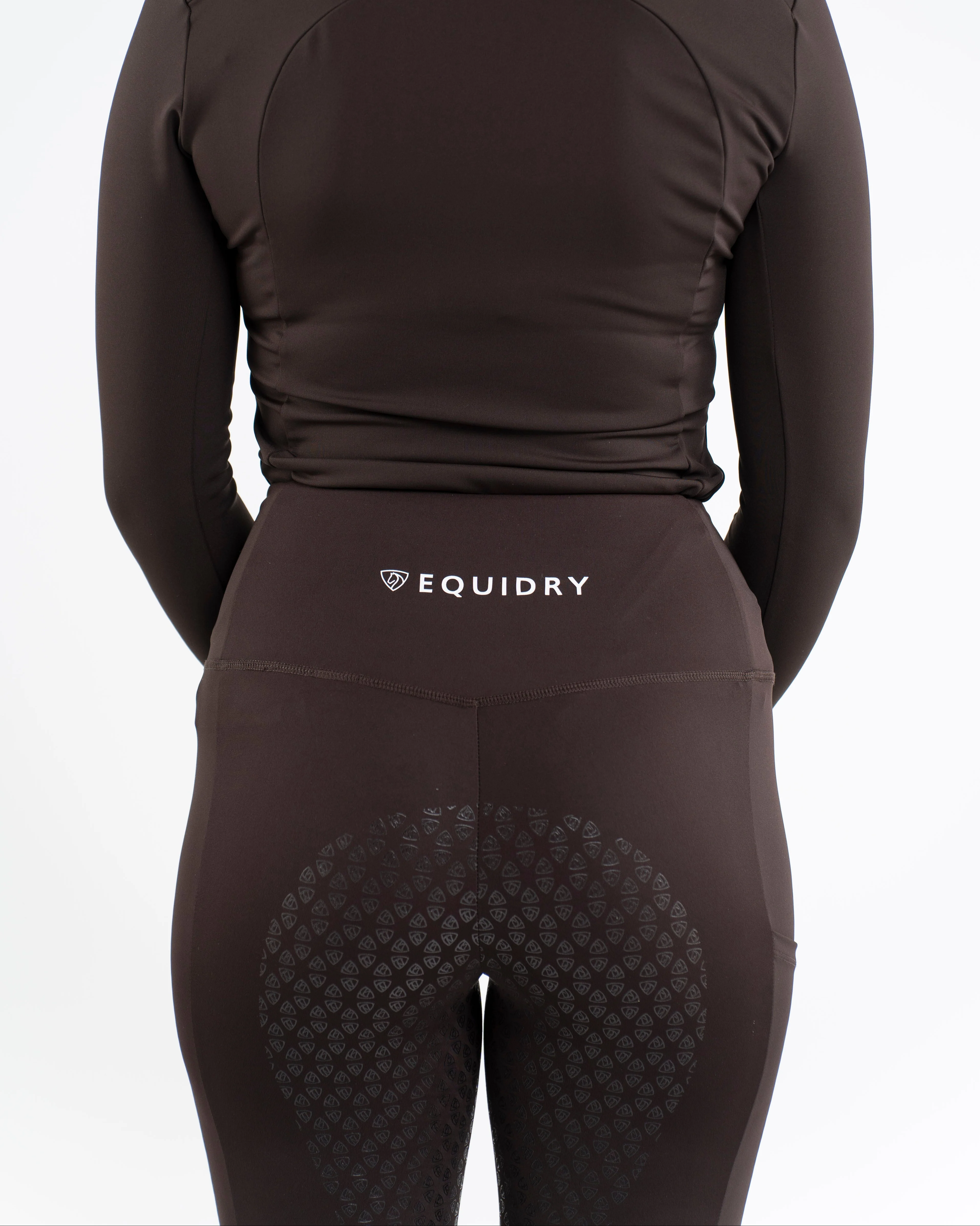 Water Repellent Leggings | Women's Brown/White - Image 8