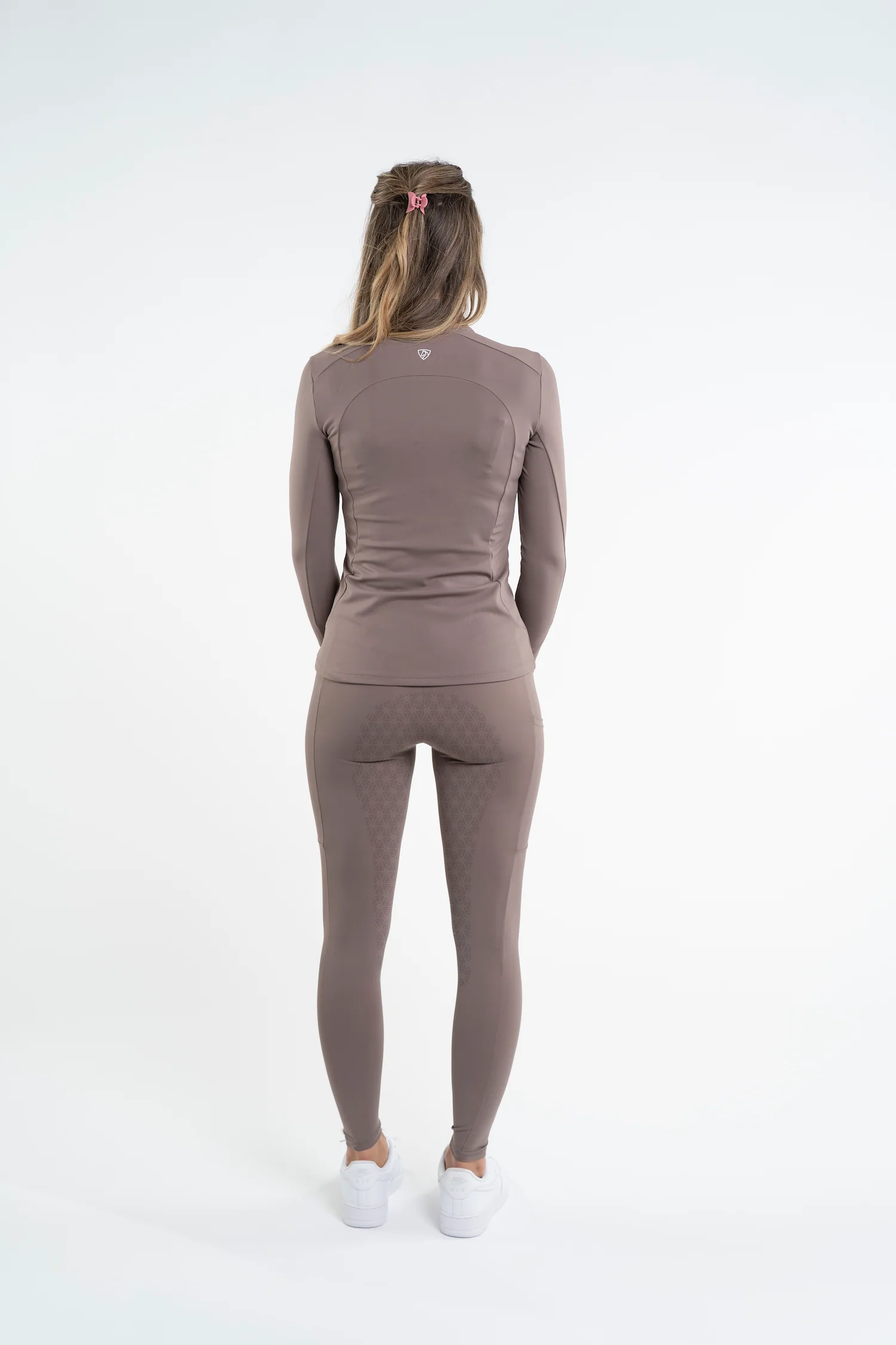Water Repellent Leggings | Women's Mocha/White - Image 8
