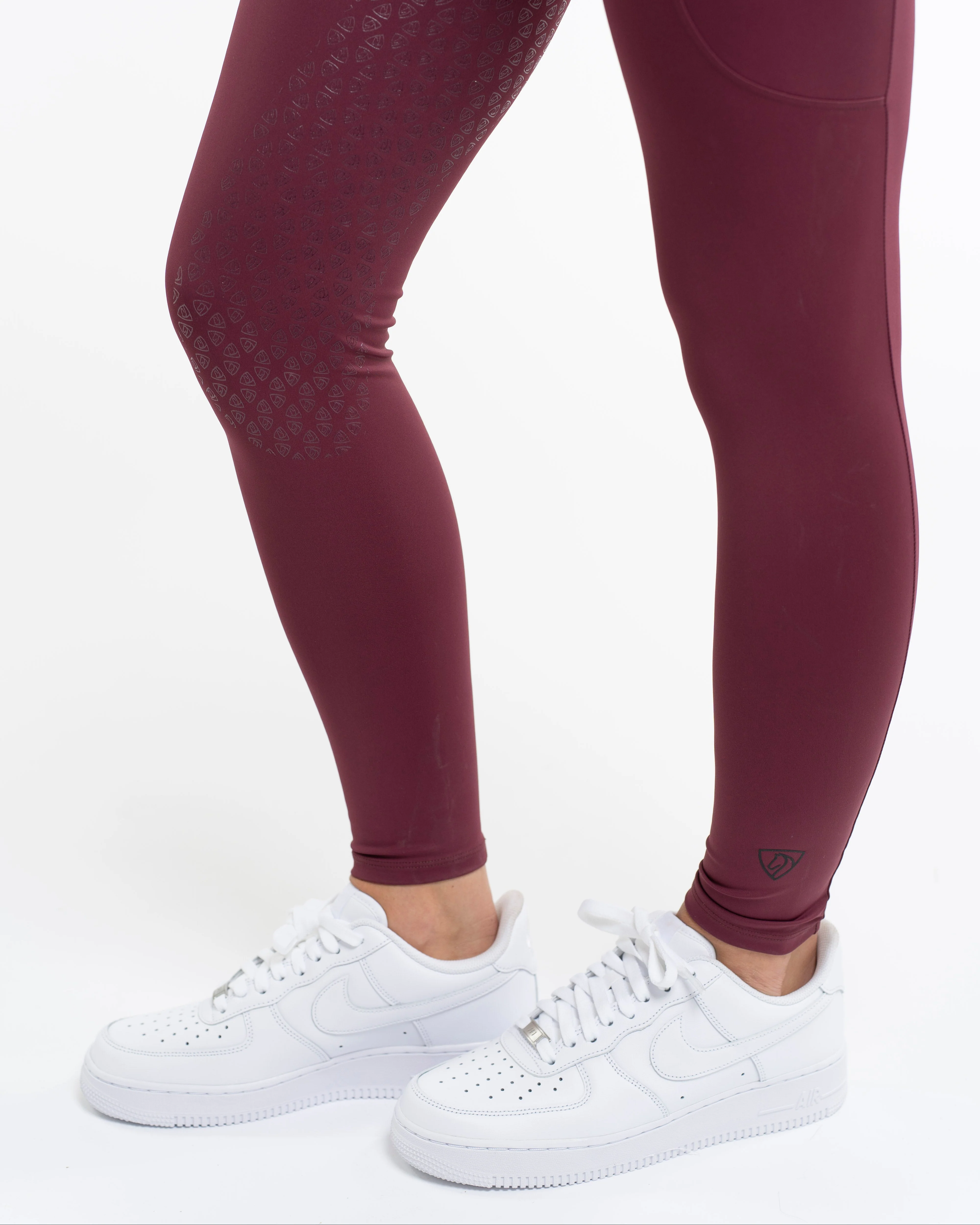 Water Repellent Leggings | Women's Plum/Black - Image 5