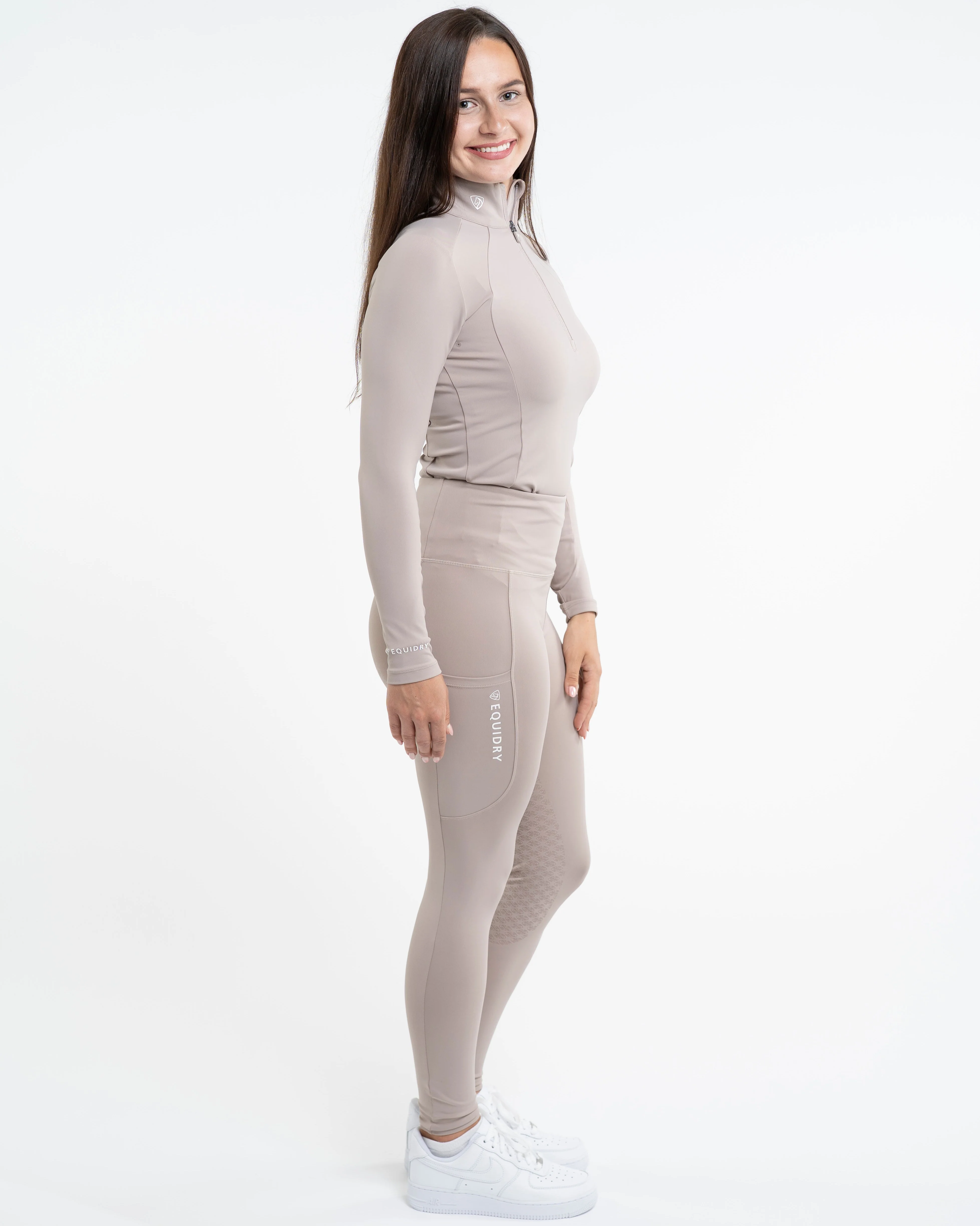 Water Repellent Leggings | Women's Sand/White - Image 5