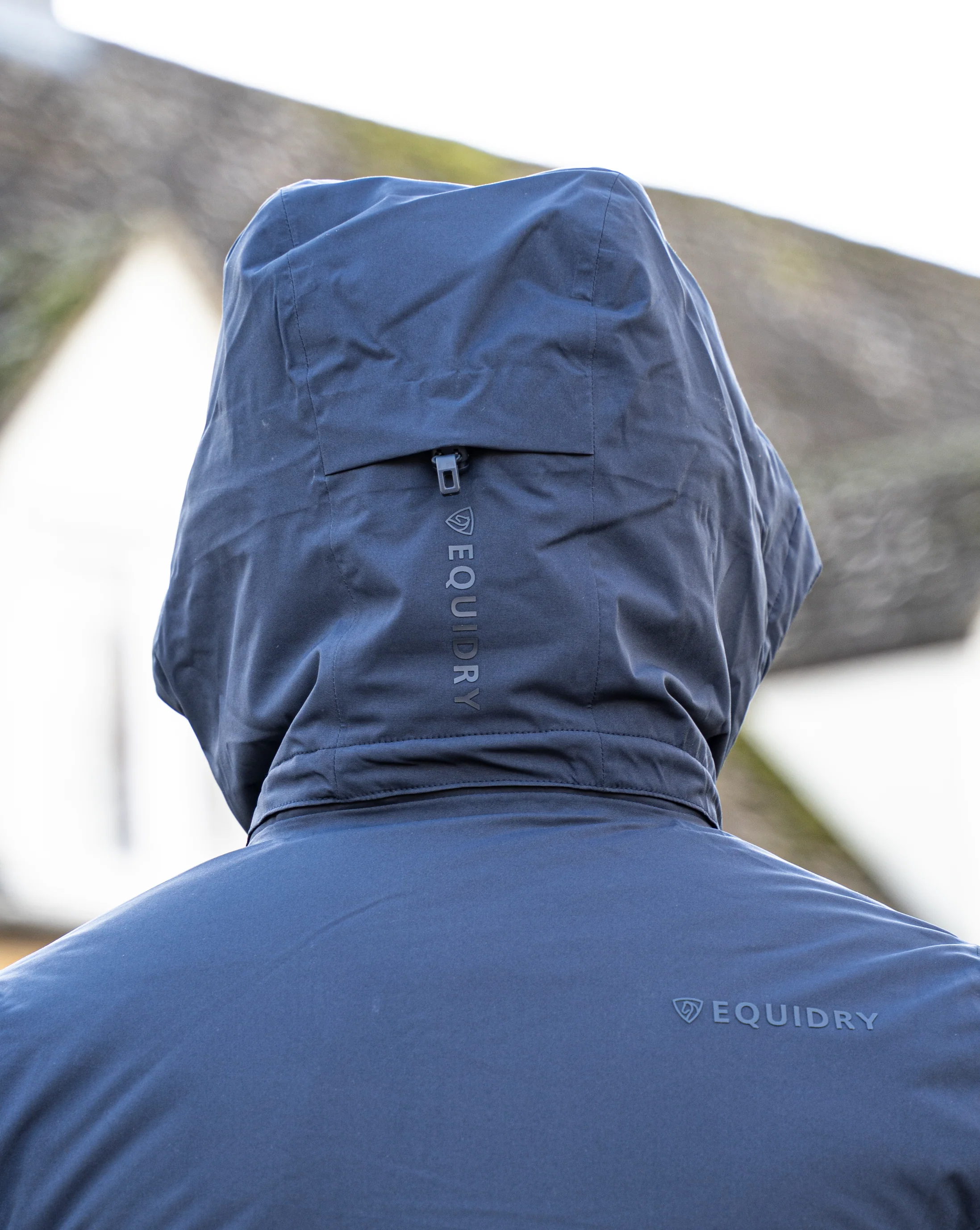 Iris Warm Waterproof Riding Jacket | Men's | Navy - Image 3
