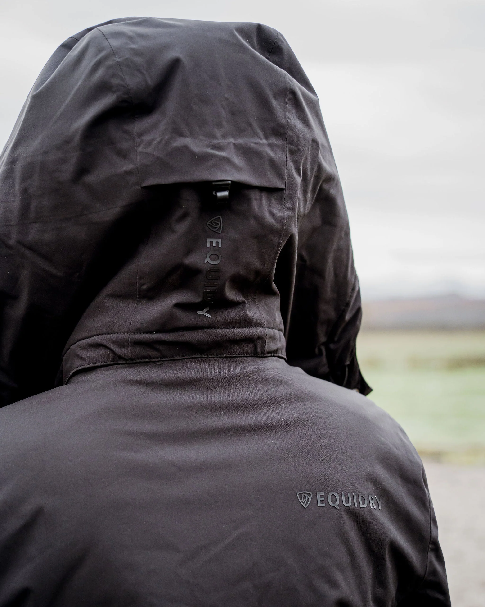 Iris Warm Waterproof Riding Jacket | Women's | Black - Image 6