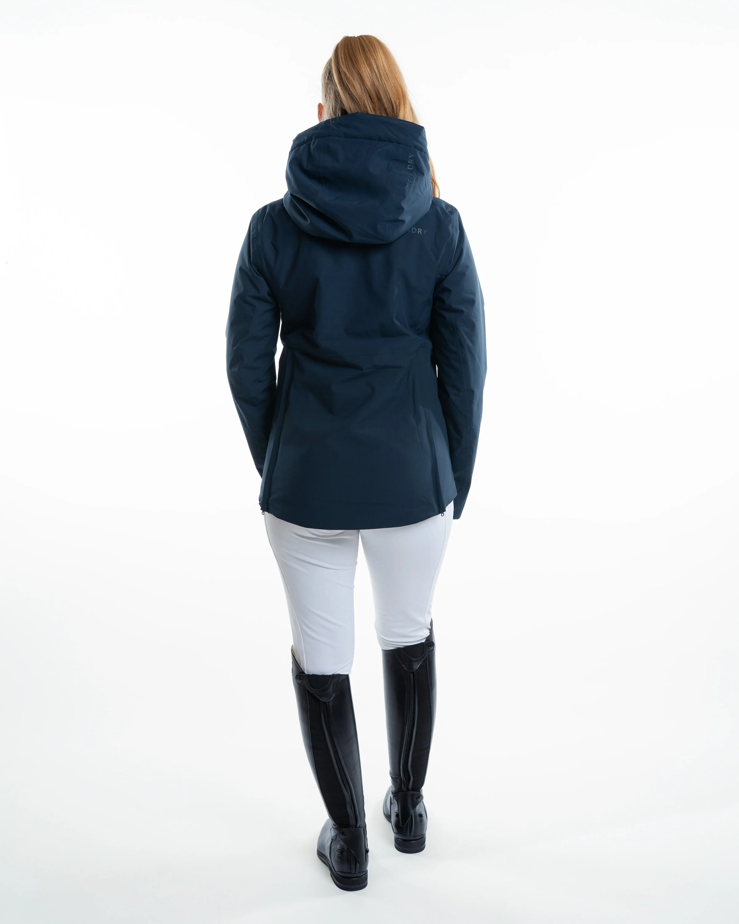 Iris Warm Waterproof Riding Jacket | Women's | Navy - Image 9